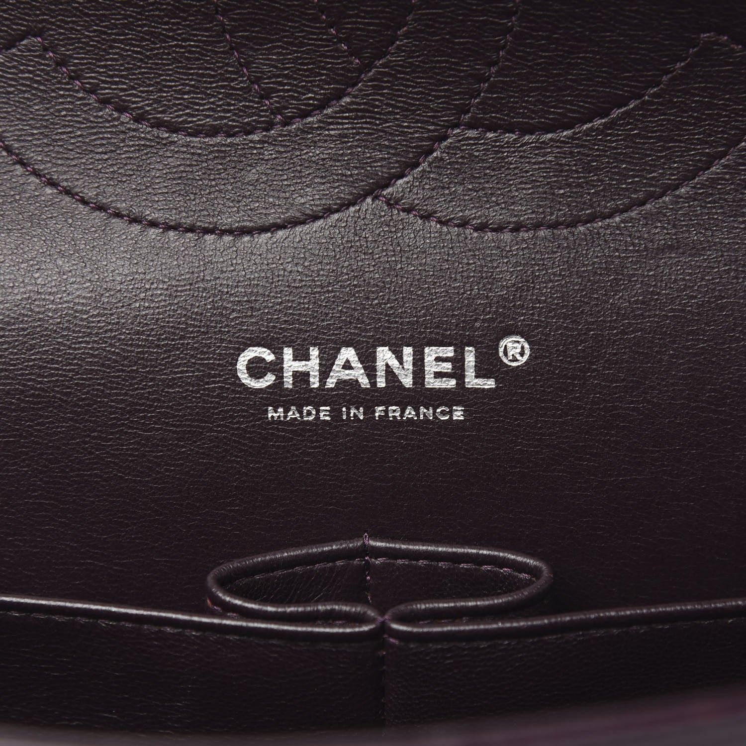 Chanel Lambskin Quilted Jumbo Double Flap Purple 6 of 12