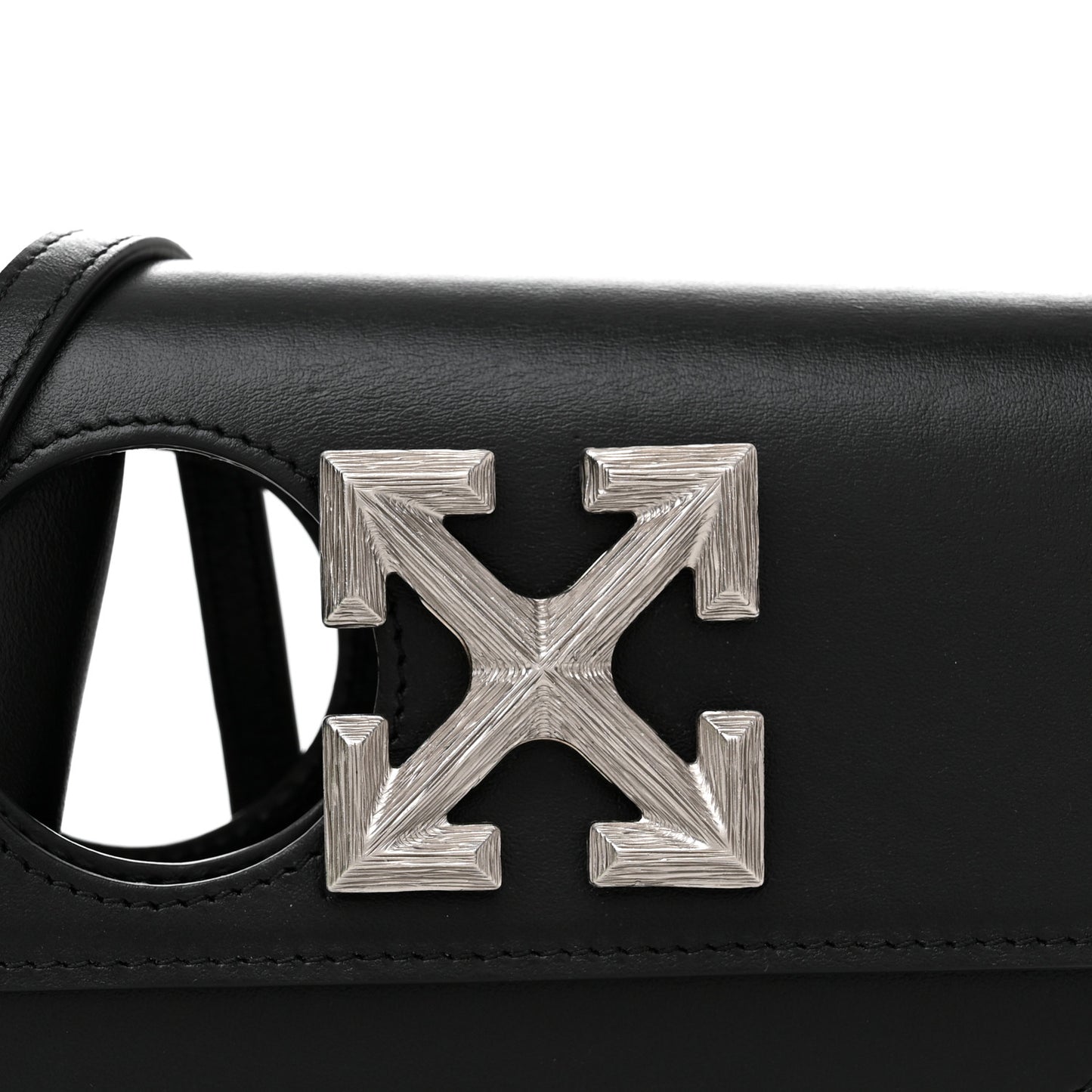 Calfskin Jitney 0.7 Meteor Bag Black