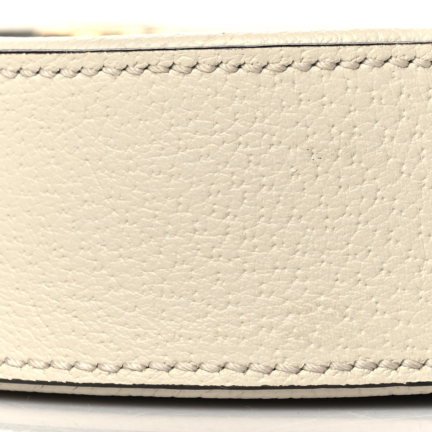 Gucci Textured Calfskin Web Mini Ophidia Round Shoulder Bag Mystic White 9 of 10