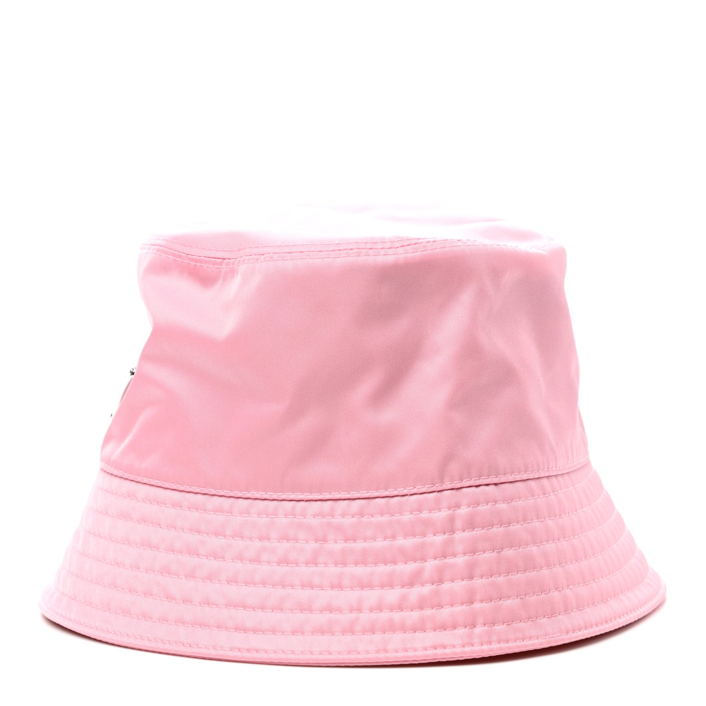 Re-Nylon Metal Triangle Logo Womens Bucket Hat S Rosa