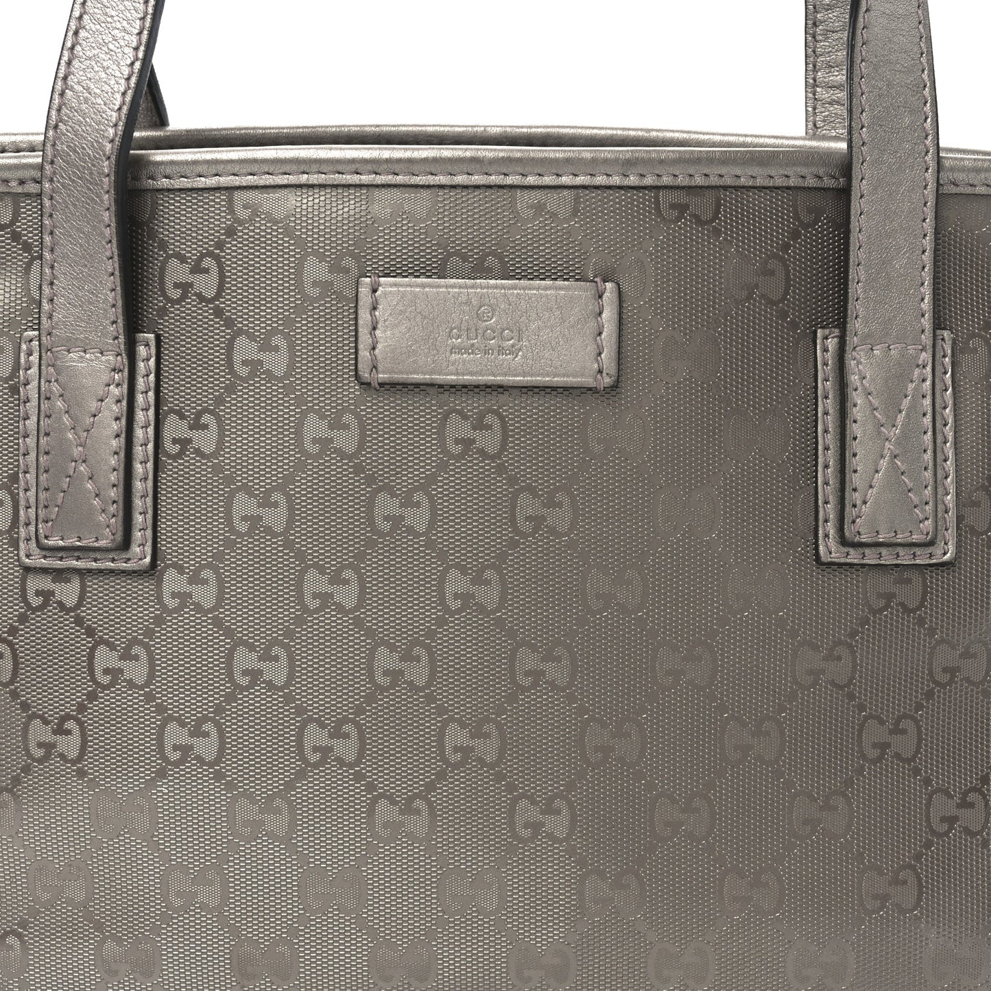 Imprime Monogram Small Joy Tote Pewter
