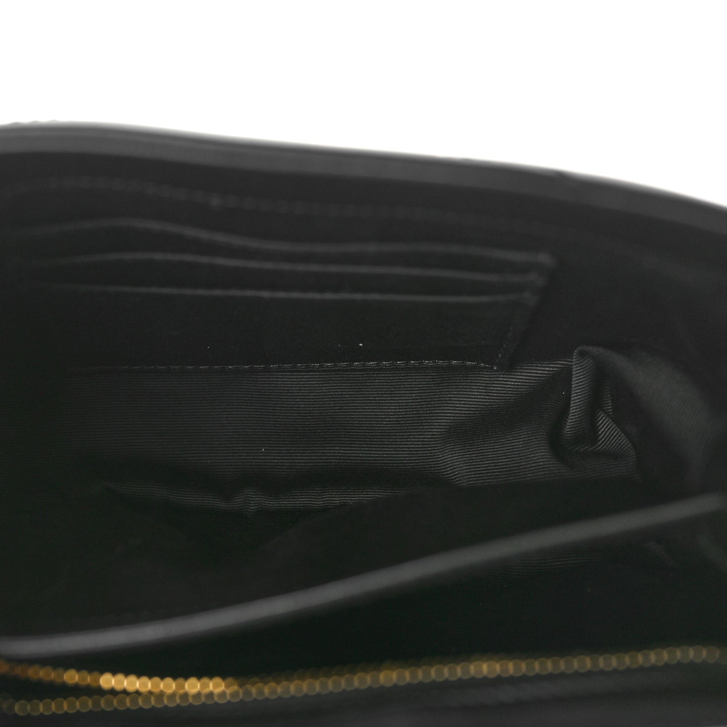 Calfskin Y Quilted Monogram Toy Loulou Crossbody Bag Black
