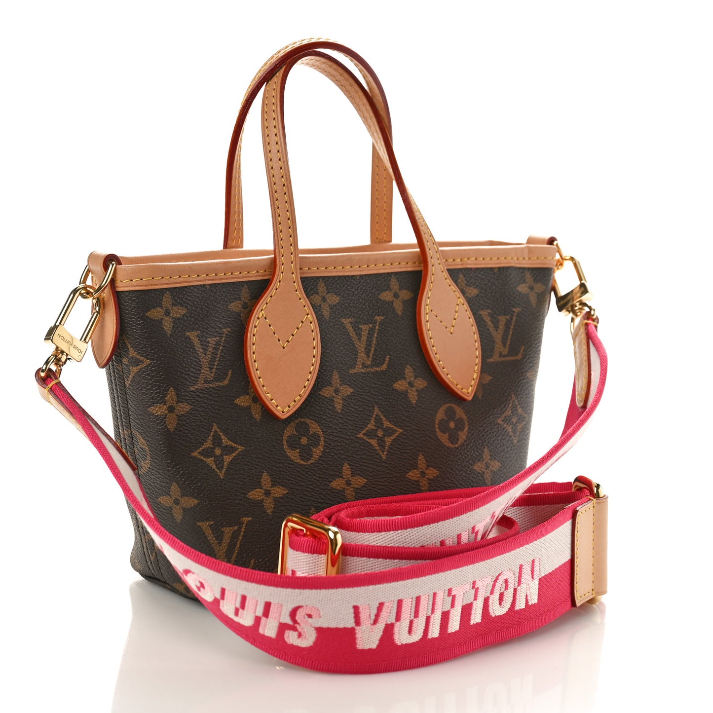 Monogram Neverfull BB Pink Peony