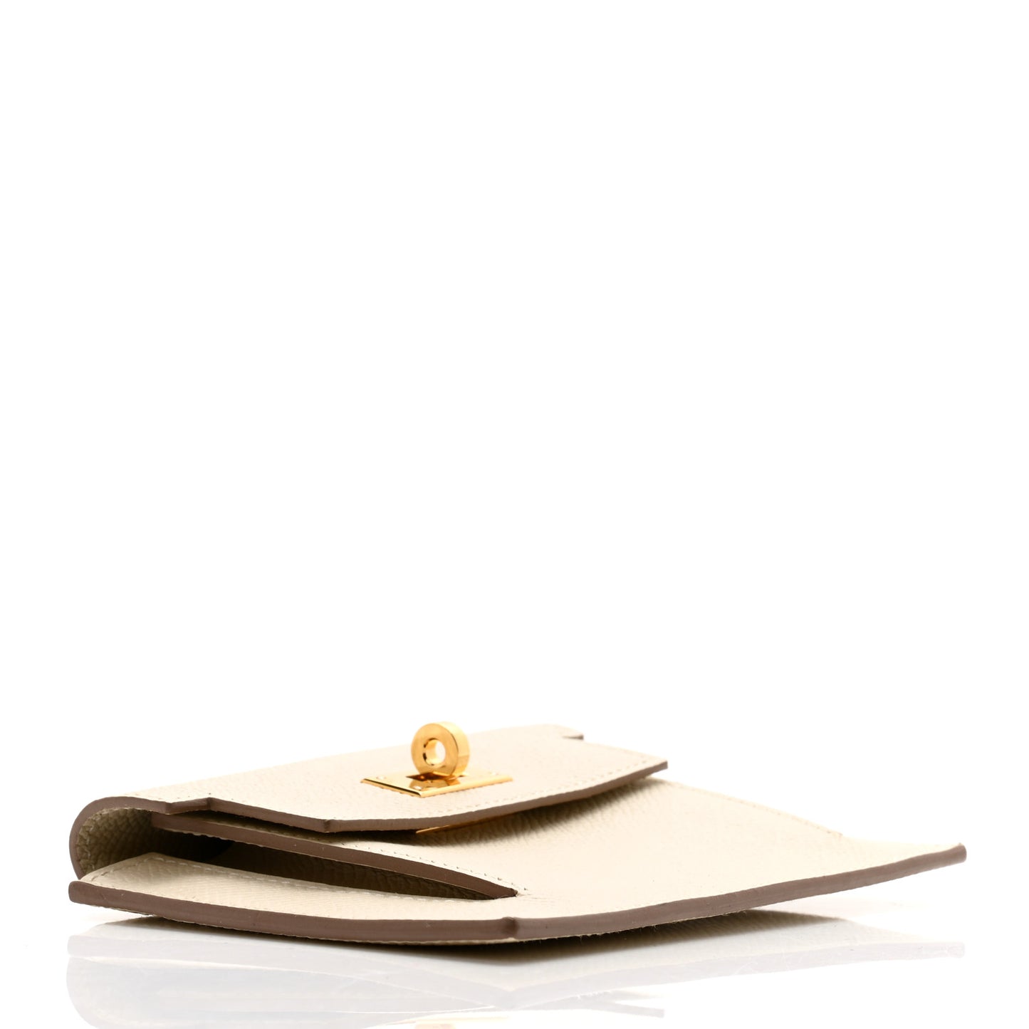 Epsom Kelly Pocket Compact Wallet Craie