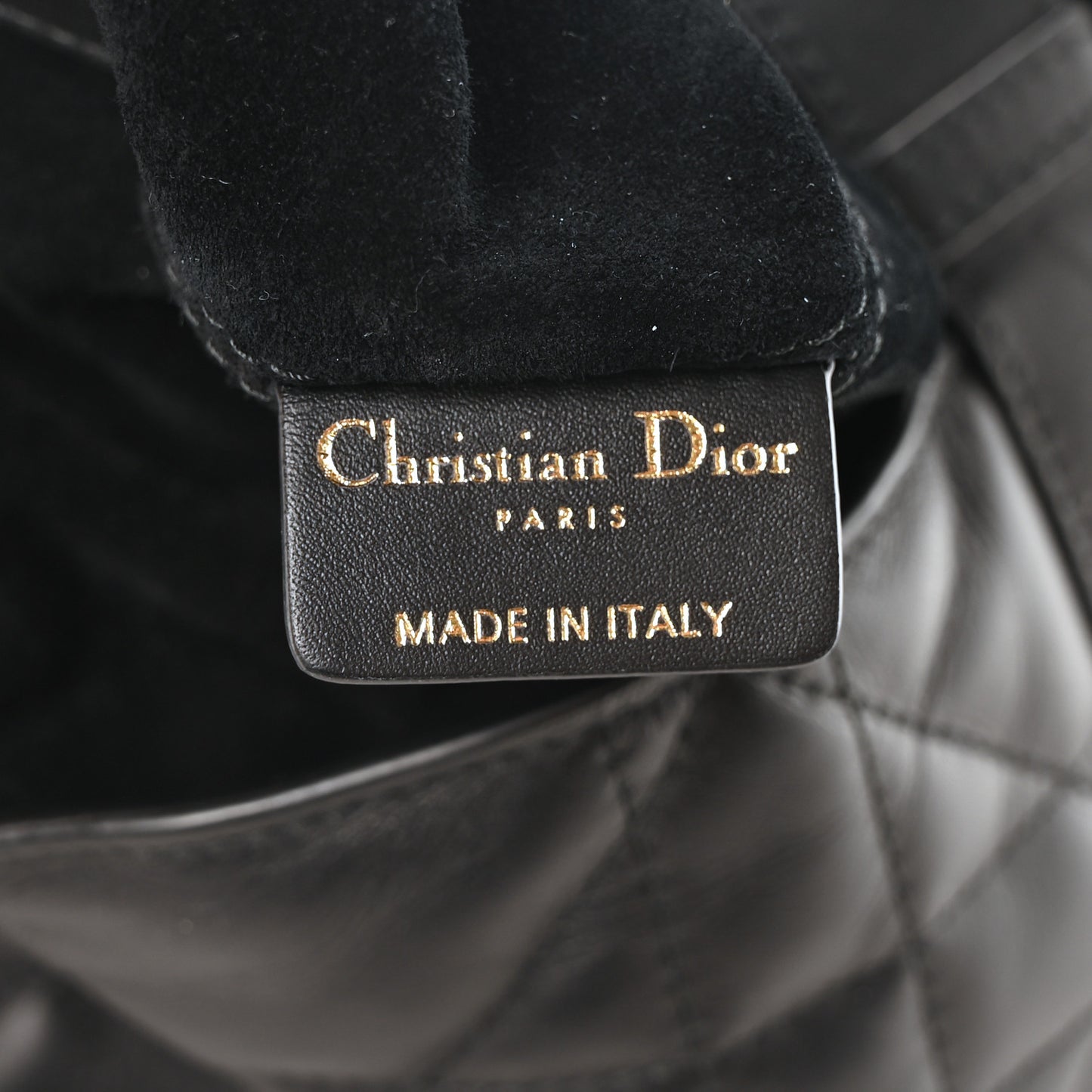 Calfskin Macrocannage Large Toujours Black