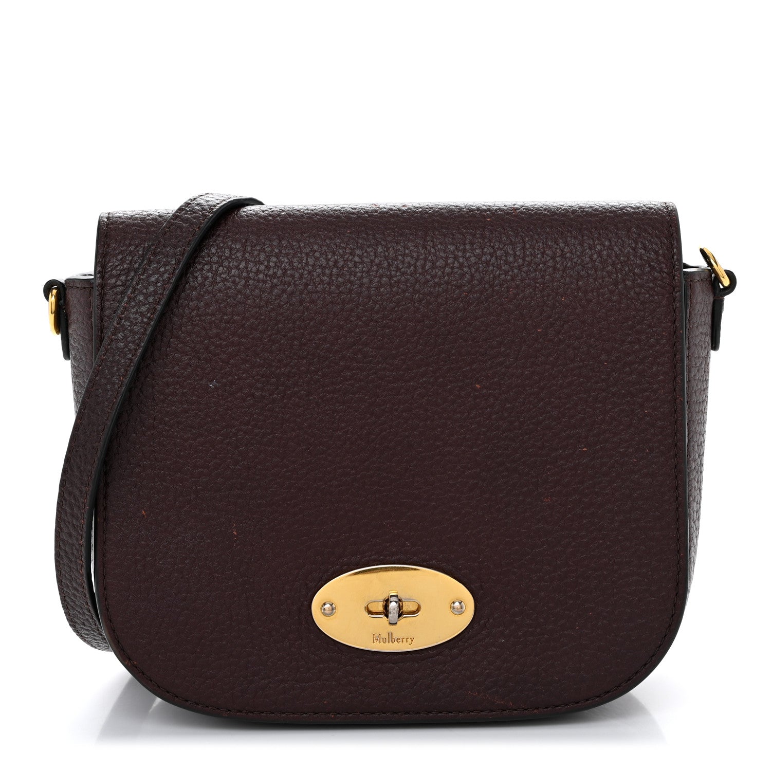 Mulberry Natural Grained Calfskin Small Darley Satchel Oxblood 1 of 11