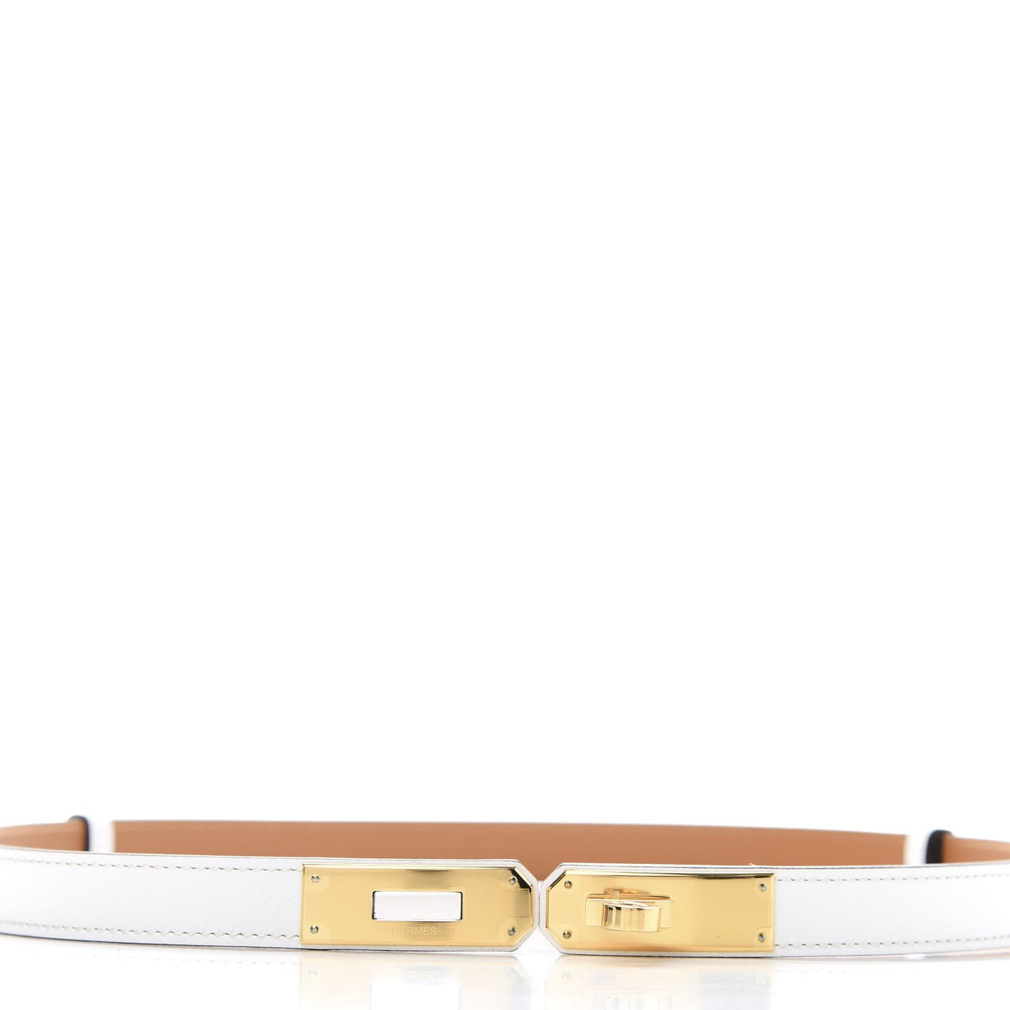 Epsom Kelly Belt White