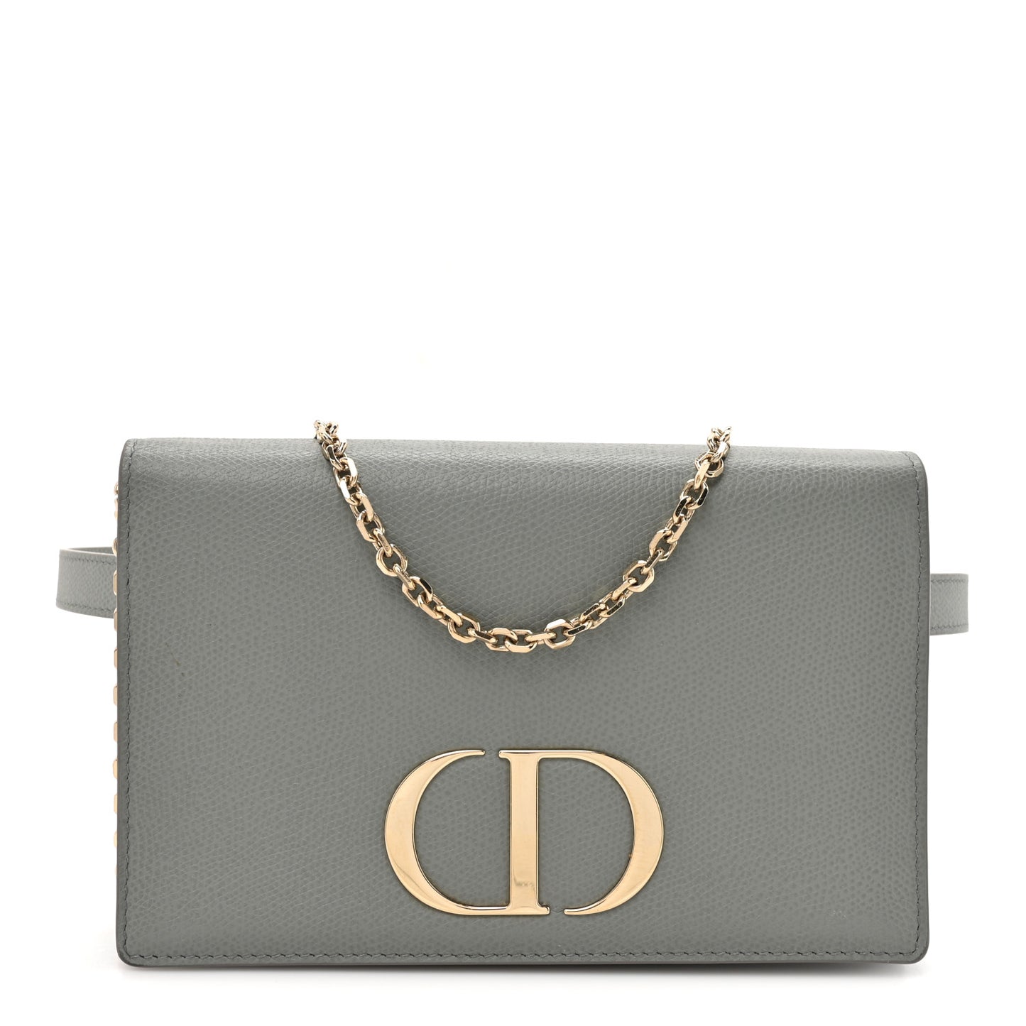 Calfskin 30 Montaigne 2 in 1 Pouch Grey