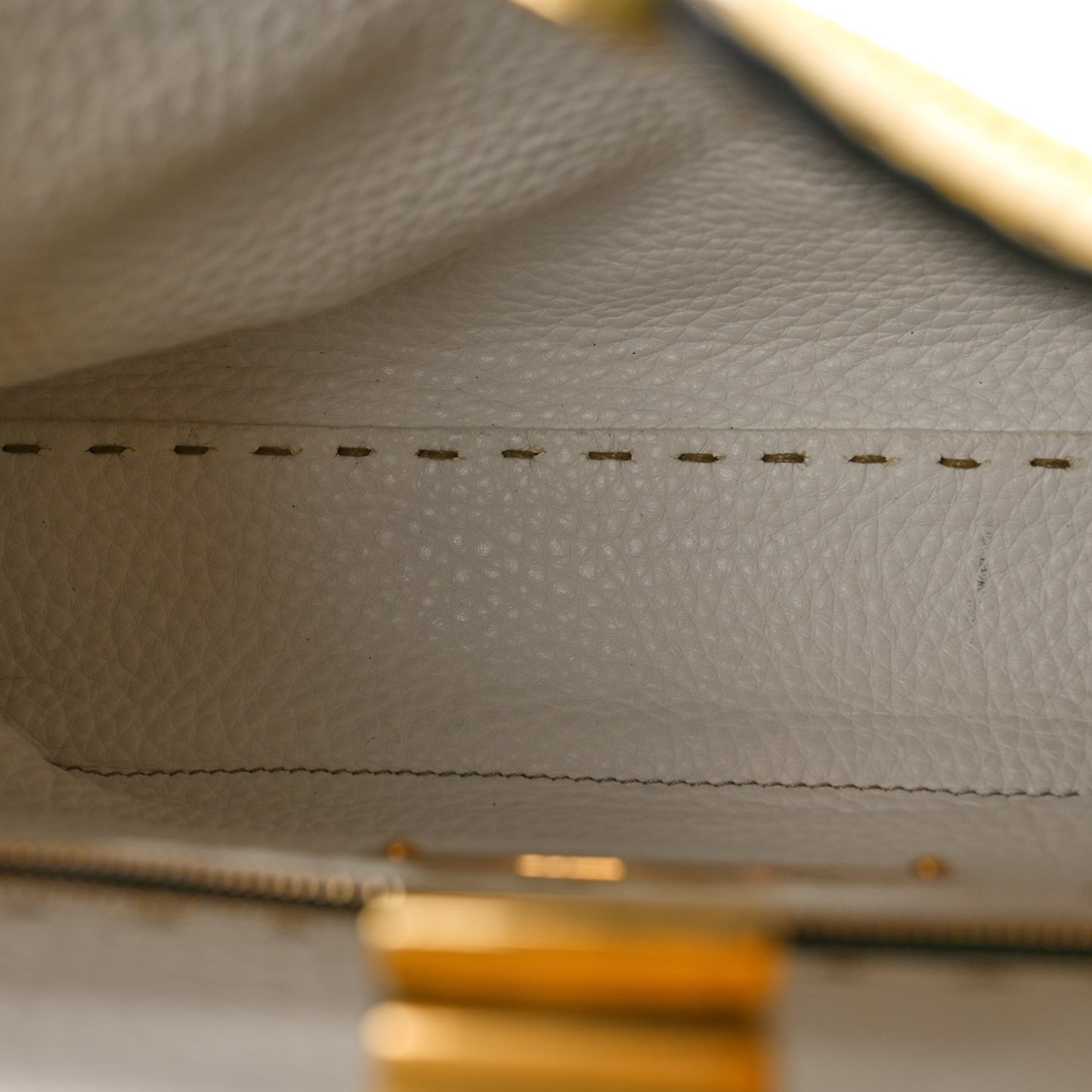 Cuoio Romano Selleria Chamois Medium Peekaboo Iconic Essentially Satchel Limone Cipria White