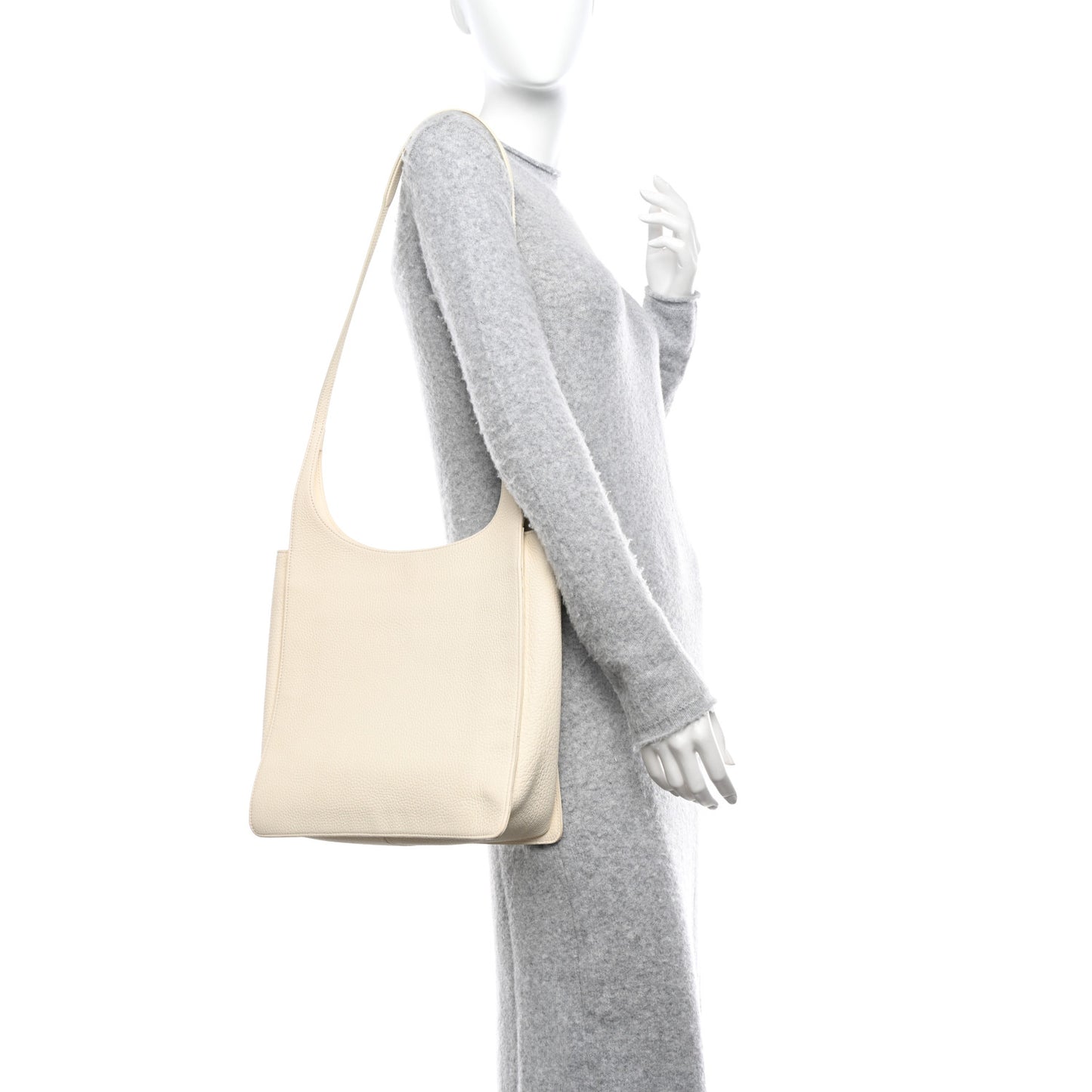 Grained Calfskin Jules Bag Milk