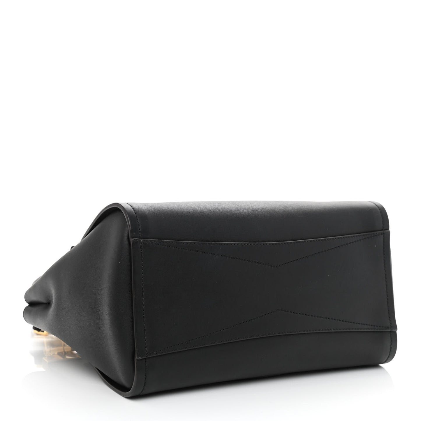 Calfskin Small Mystic Shoulder Bag Black