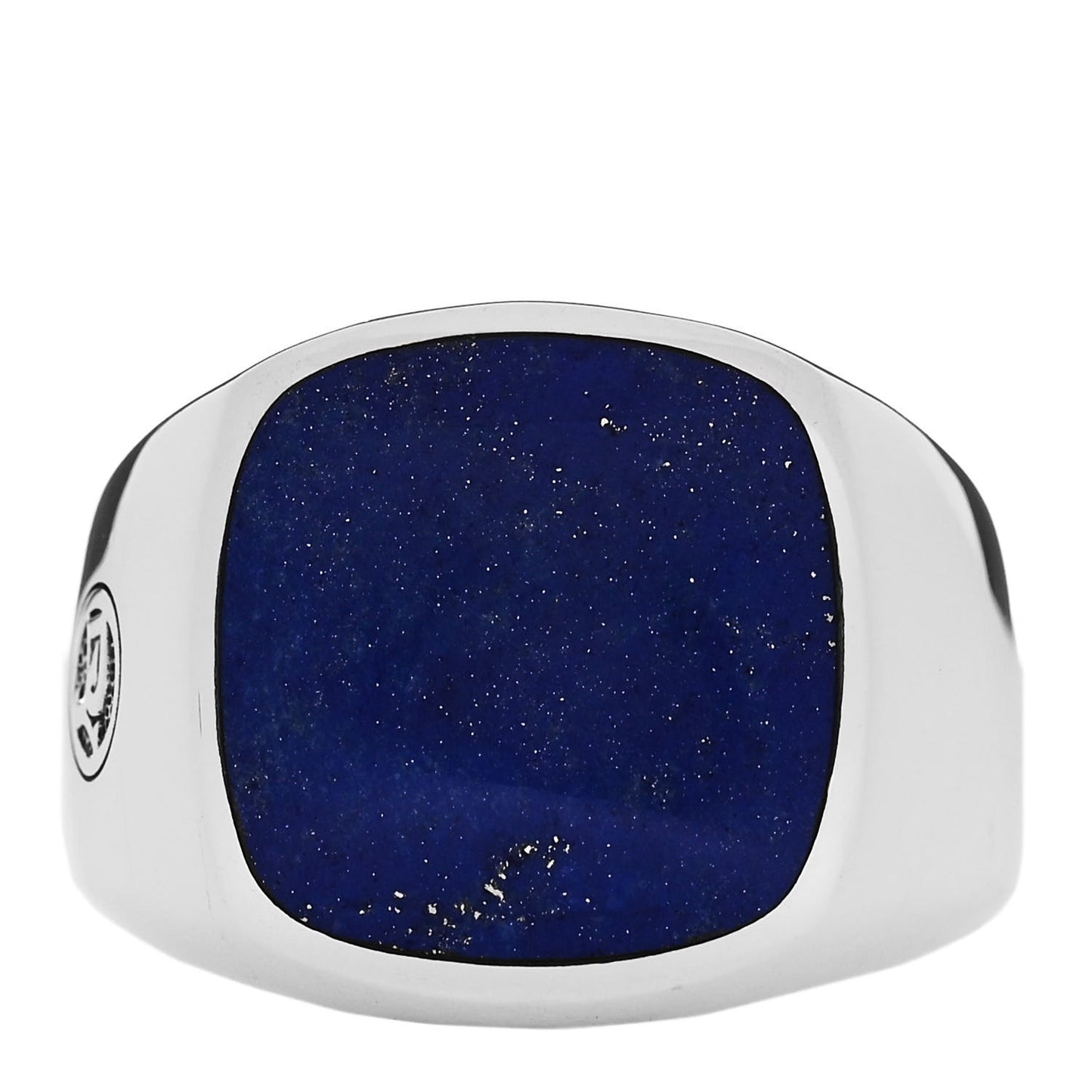 Sterling Silver Lapis Lazuli Mens Signet Ring 70 13