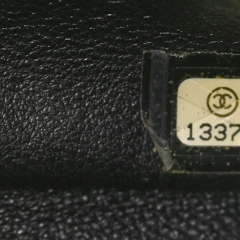 Caviar Quilted Jumbo Single Flap Black