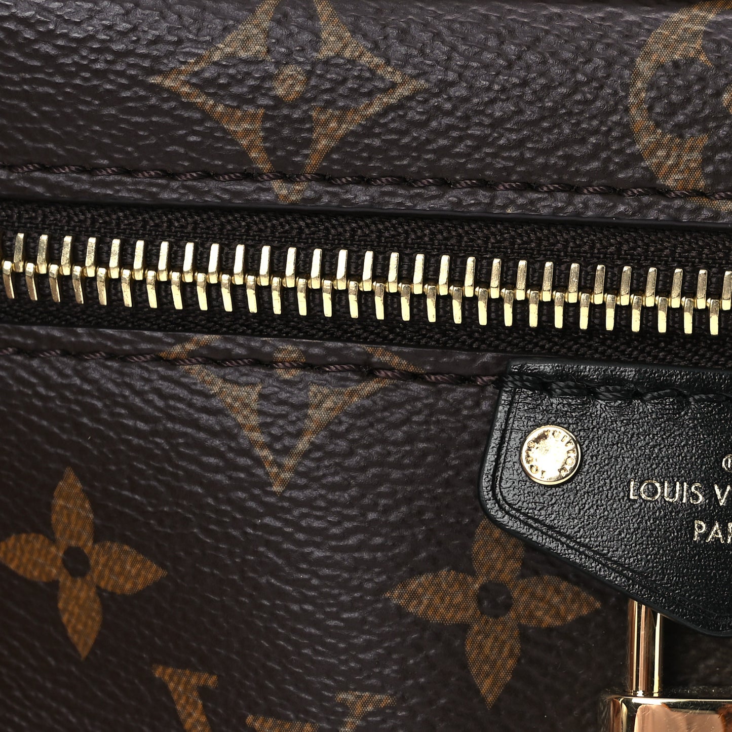 Reverse Monogram Vanity Chain Pouch