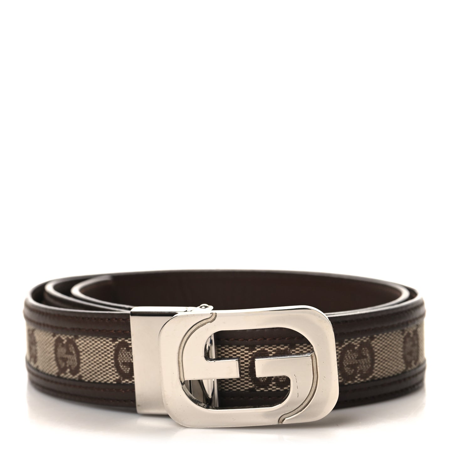 Monogram Square Interlocking G Belt 90 36 Brown