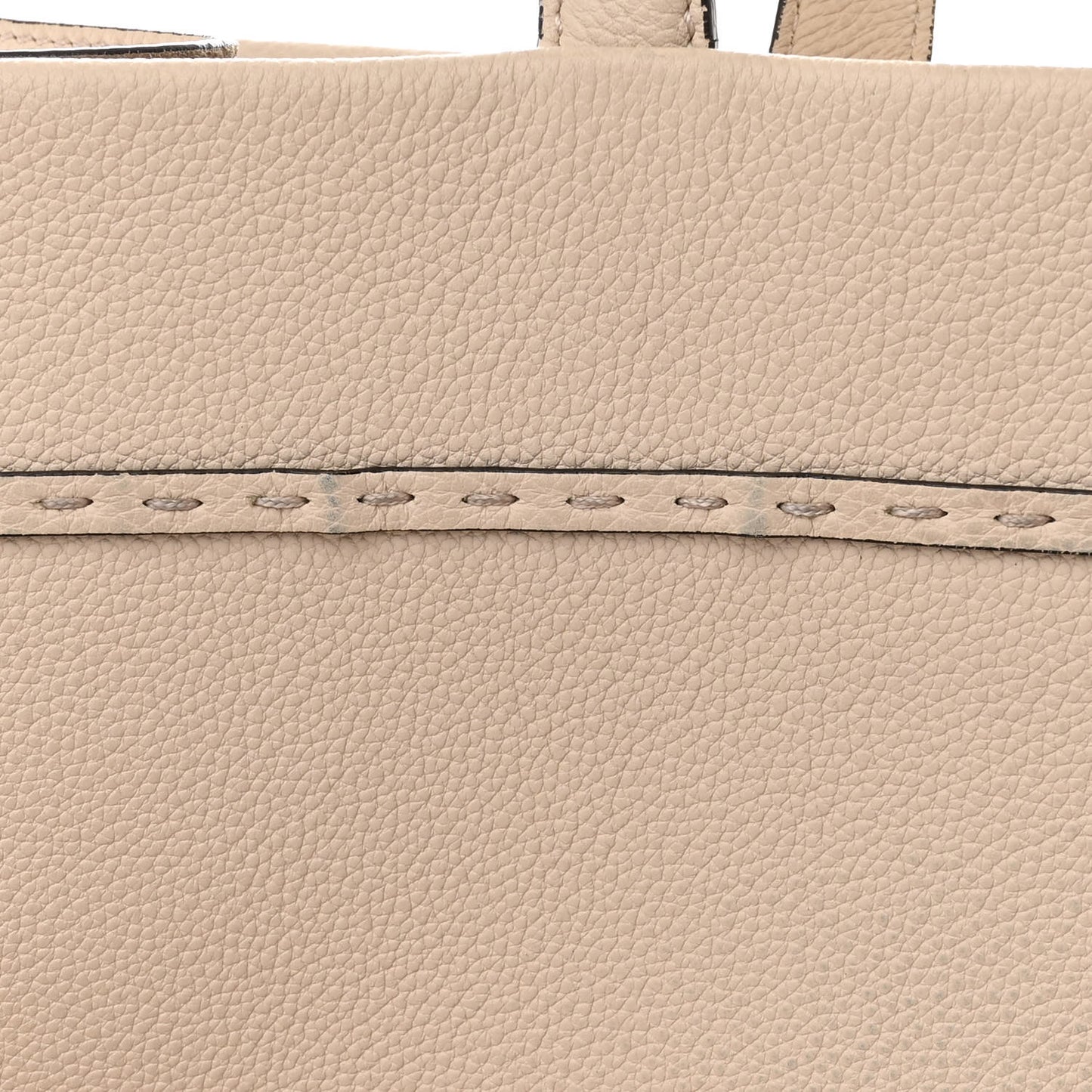 Vitello Cher Logo Embossed Medium Go To Shopper Tote Camelia