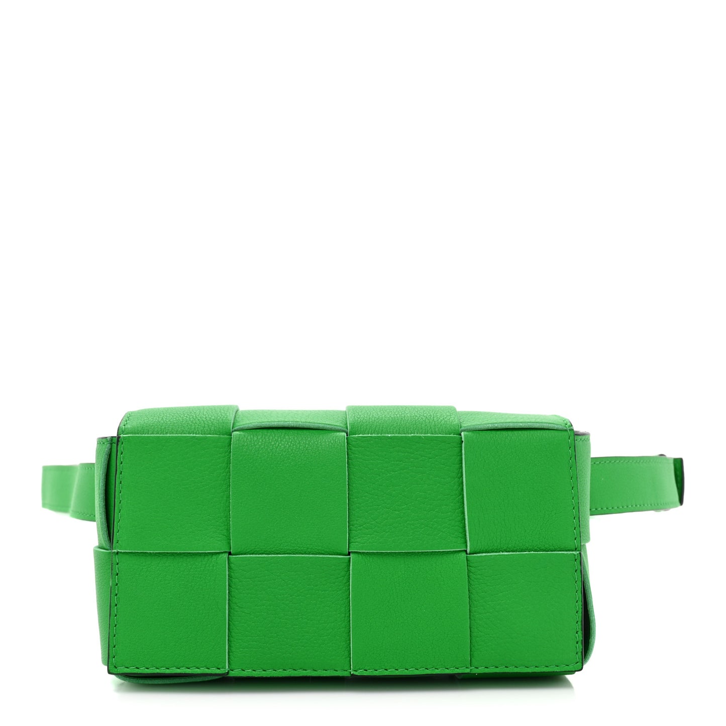 Nappa Maxi Intreccio Mini Belt Cassette Bag Parakeet