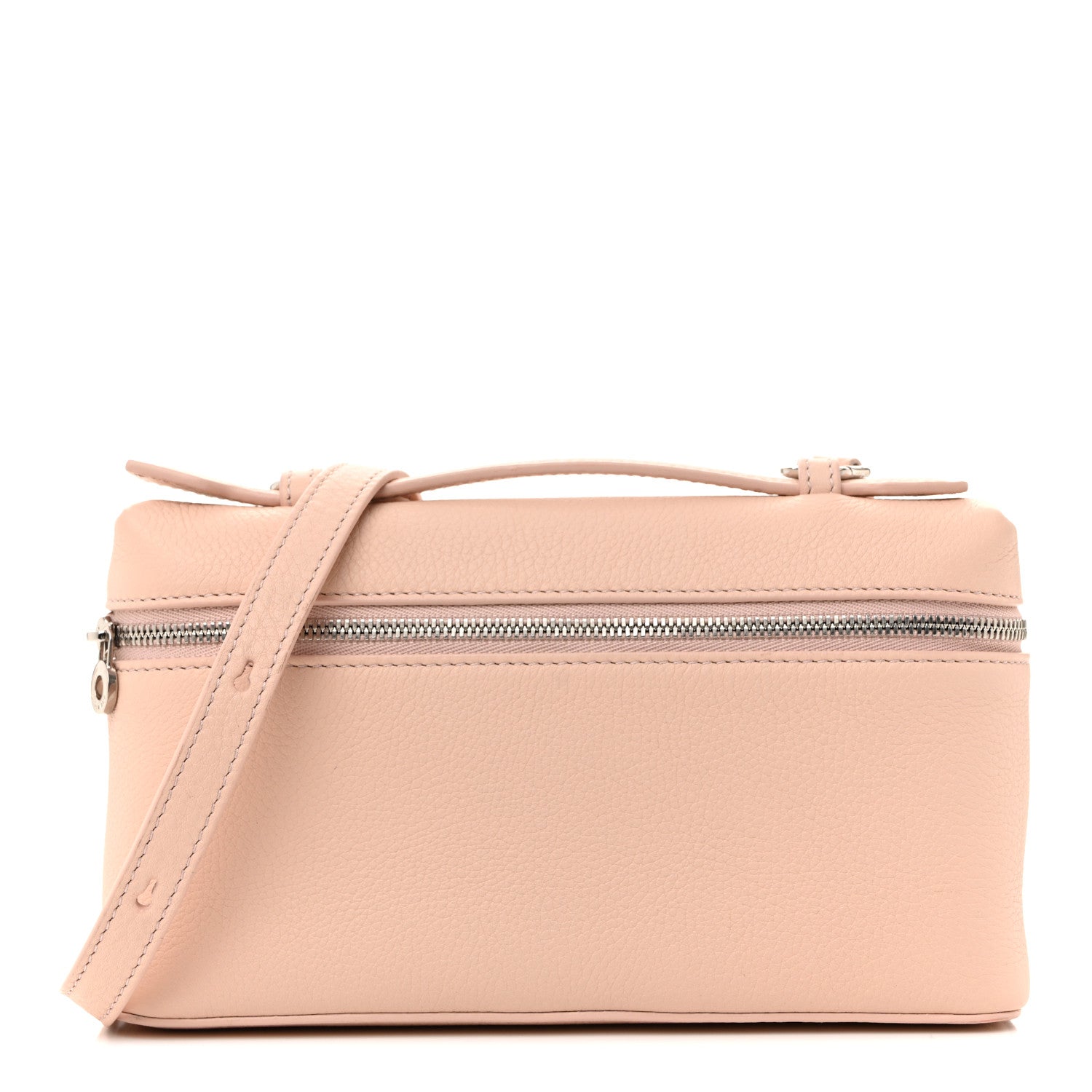 Loro Piana Grained Calfskin L19 Extra Pocket Pouch Candoglia
