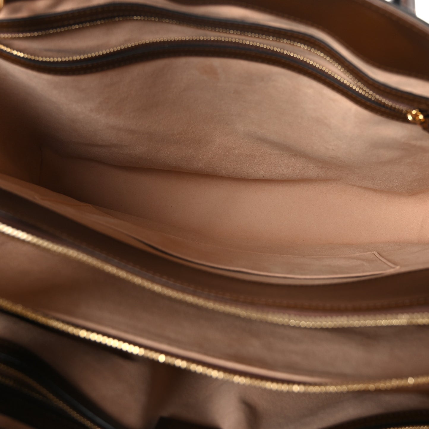 GG Supreme Monogram Azalea Calfskin Web Large Jackie 1961 Tote Beige Ebony Brown Sugar