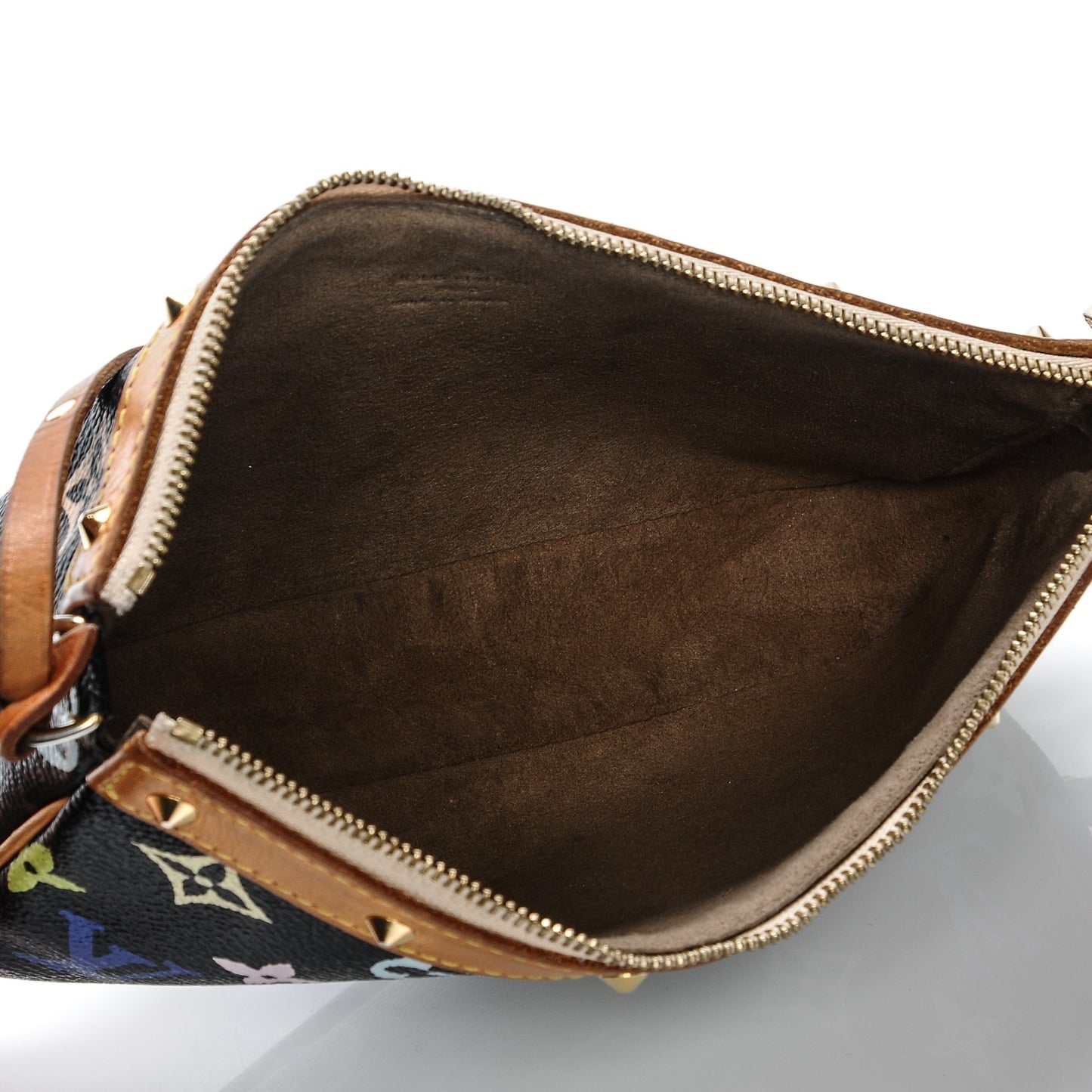 Monogram Multicolor Pochette Accessories Black