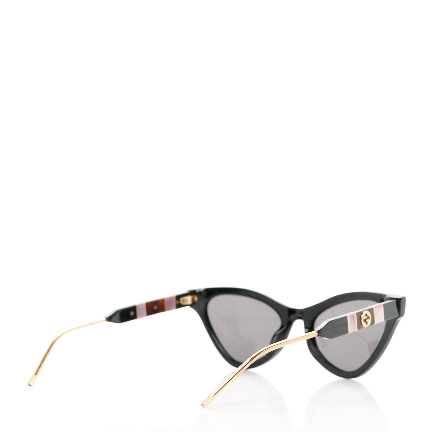 Acetate Cat Eye GG0708S Sunglasses Black