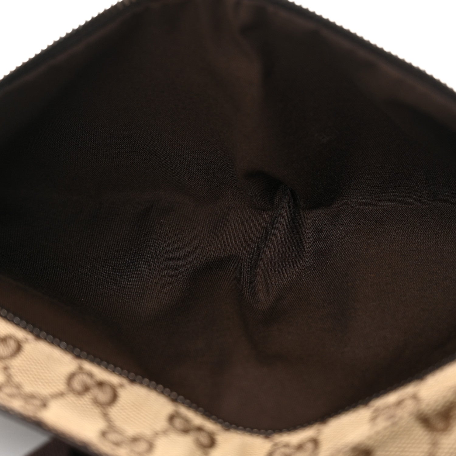 Gucci GG Monogram Double Pocket Belt Bag Dark Brown 5 of 10