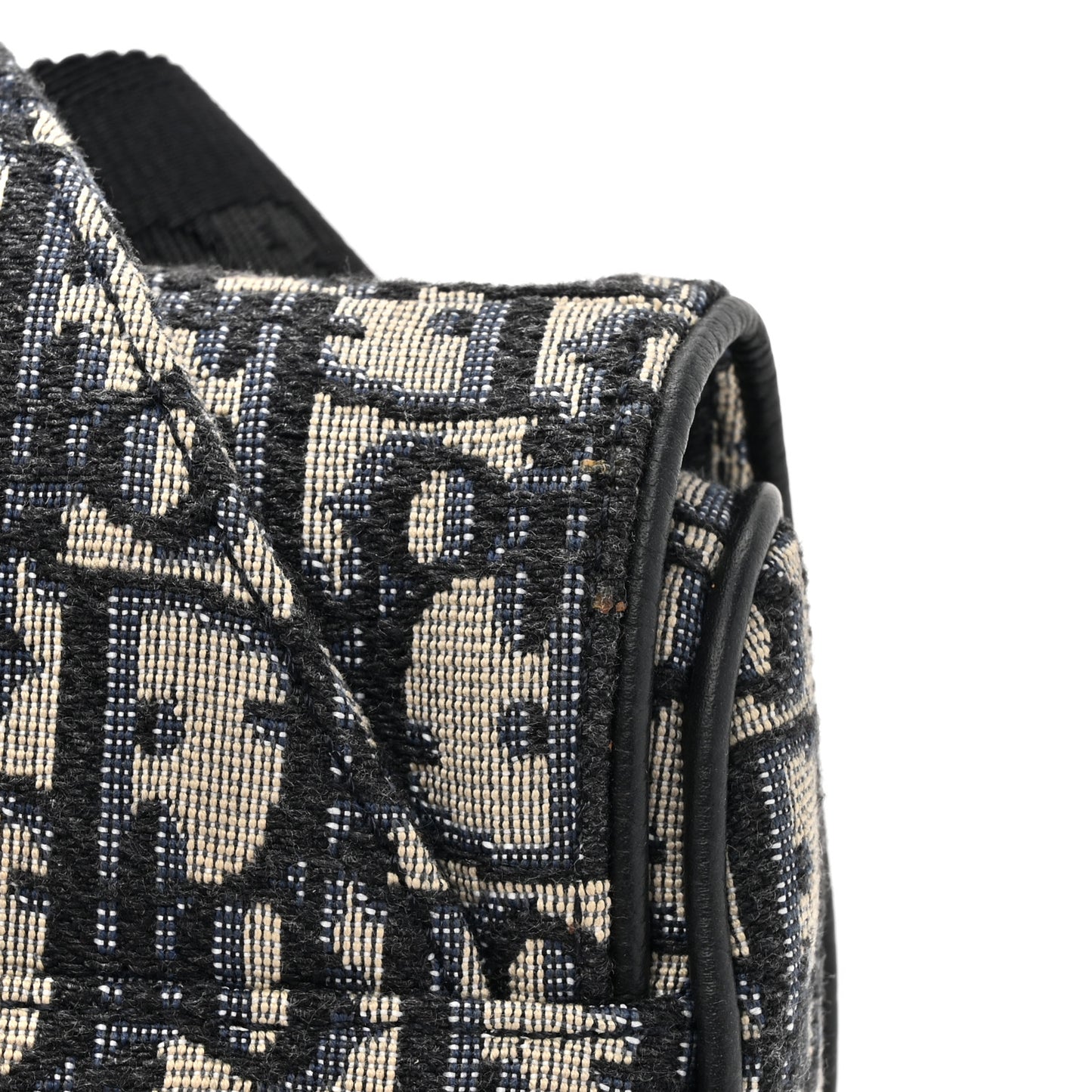 Oblique Mens Saddle Bag Blue