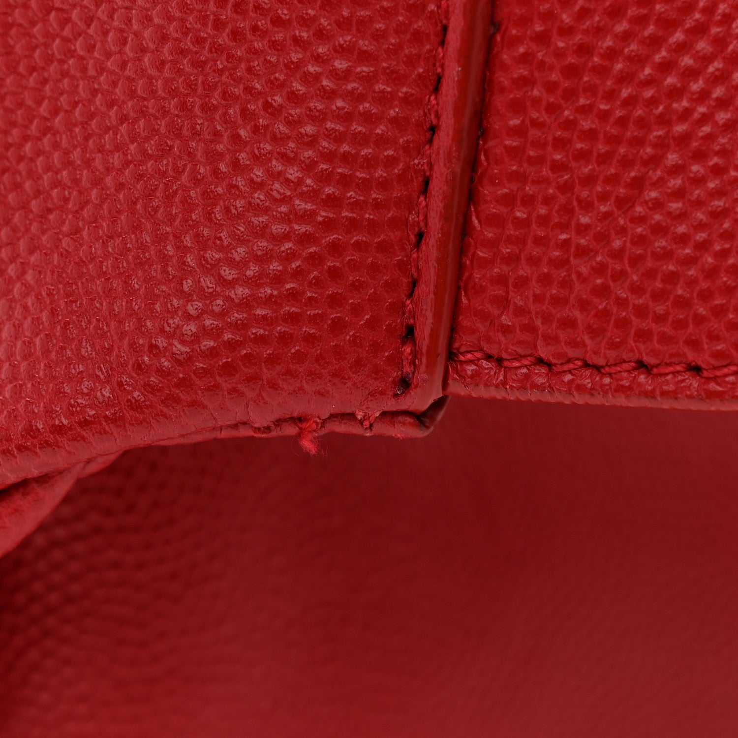 Saint Laurent Grain De Poudre Monogram Belt Bag Rouge Eros 11 of 11