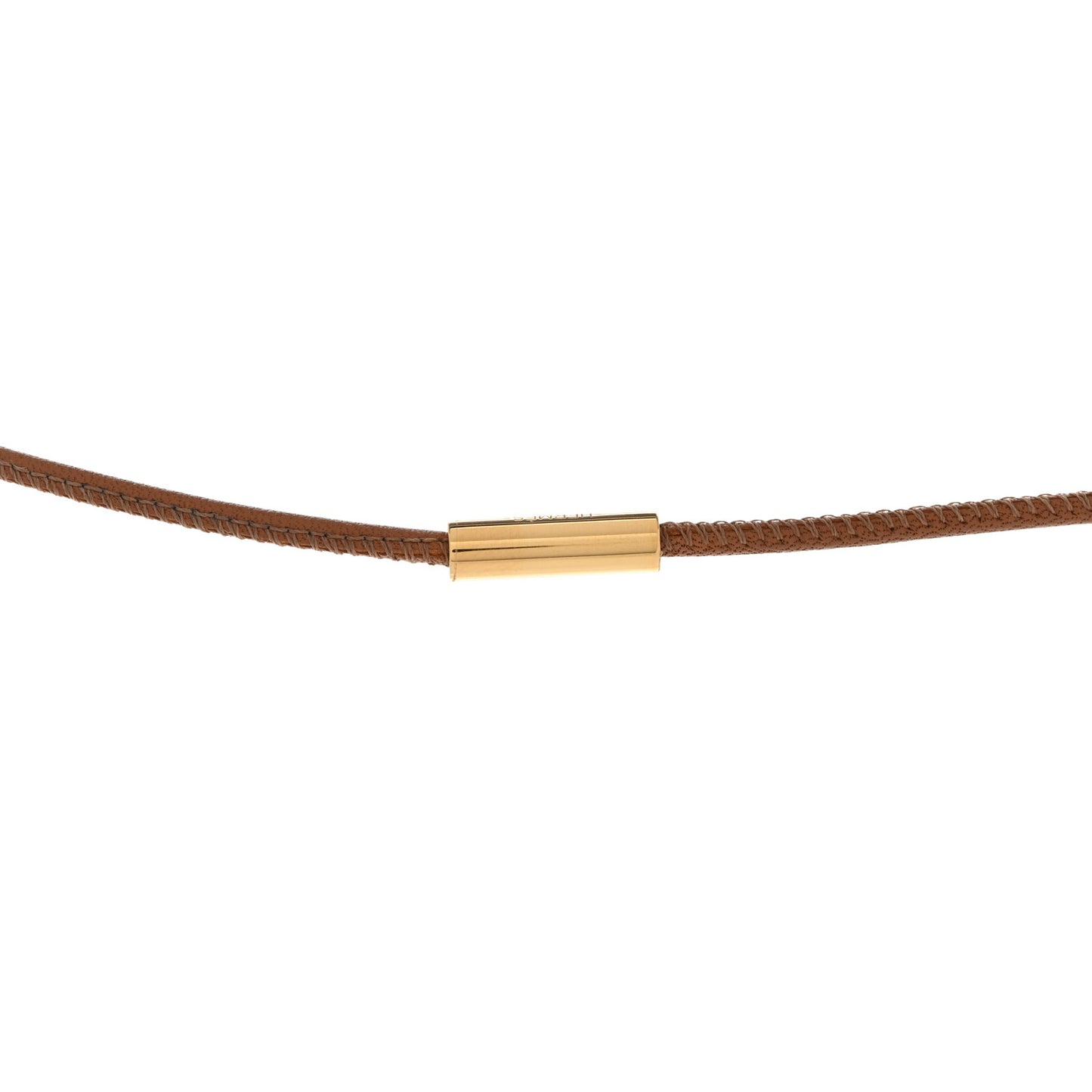 Barenia Heritage Equestre Pendant Necklace Gold