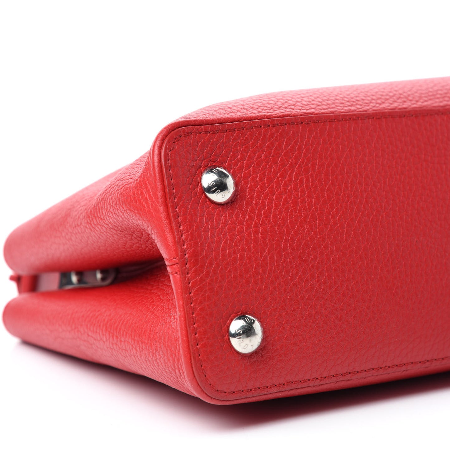 Taurillon Capucines PM Rubis