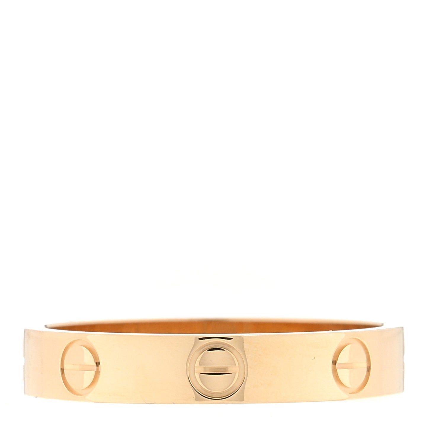 18K Yellow Gold 3.5mm LOVE Wedding Band Ring 56 7.5