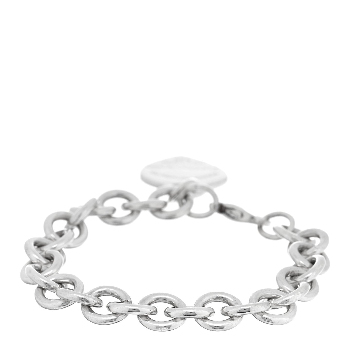 Sterling Silver Return to Tiffany Heart Tag Charm Bracelet