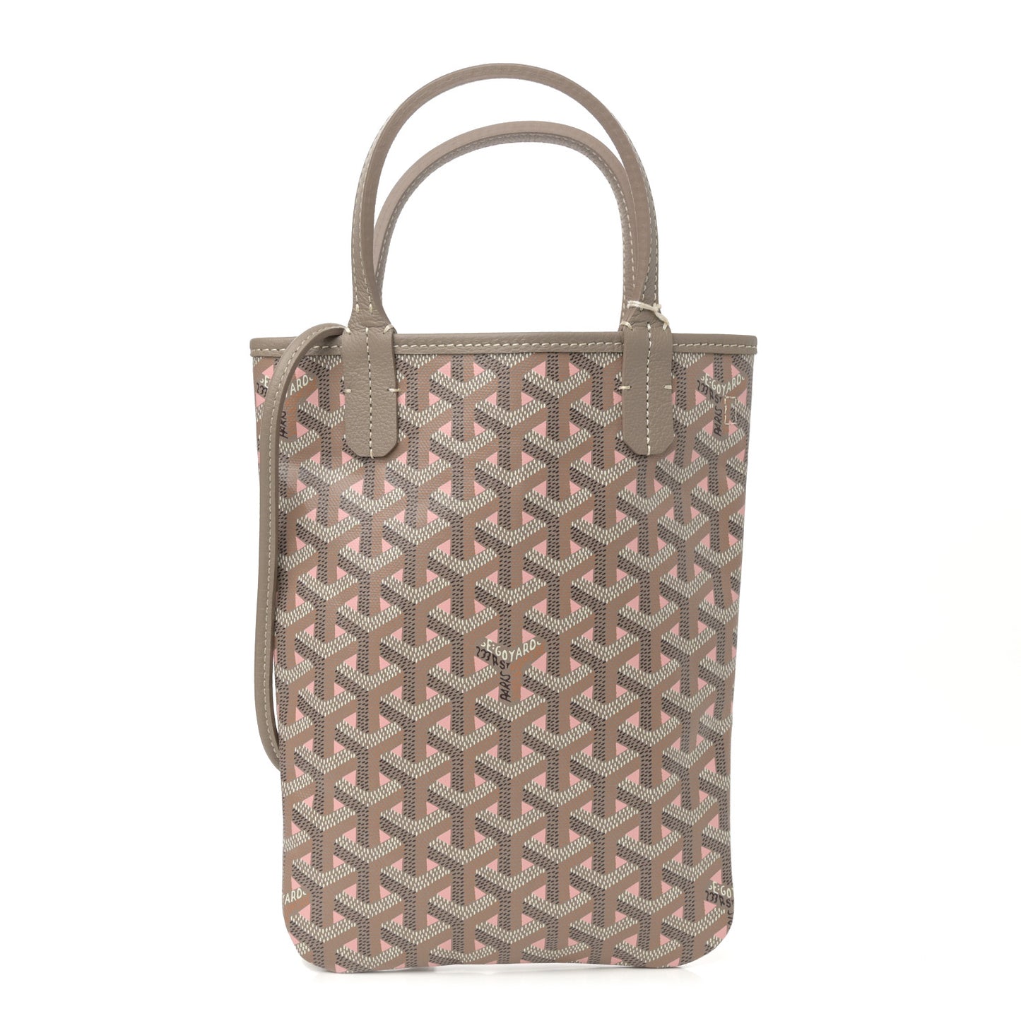 Goyardine Poitiers Claire Voie Tote Grege Powder Pink