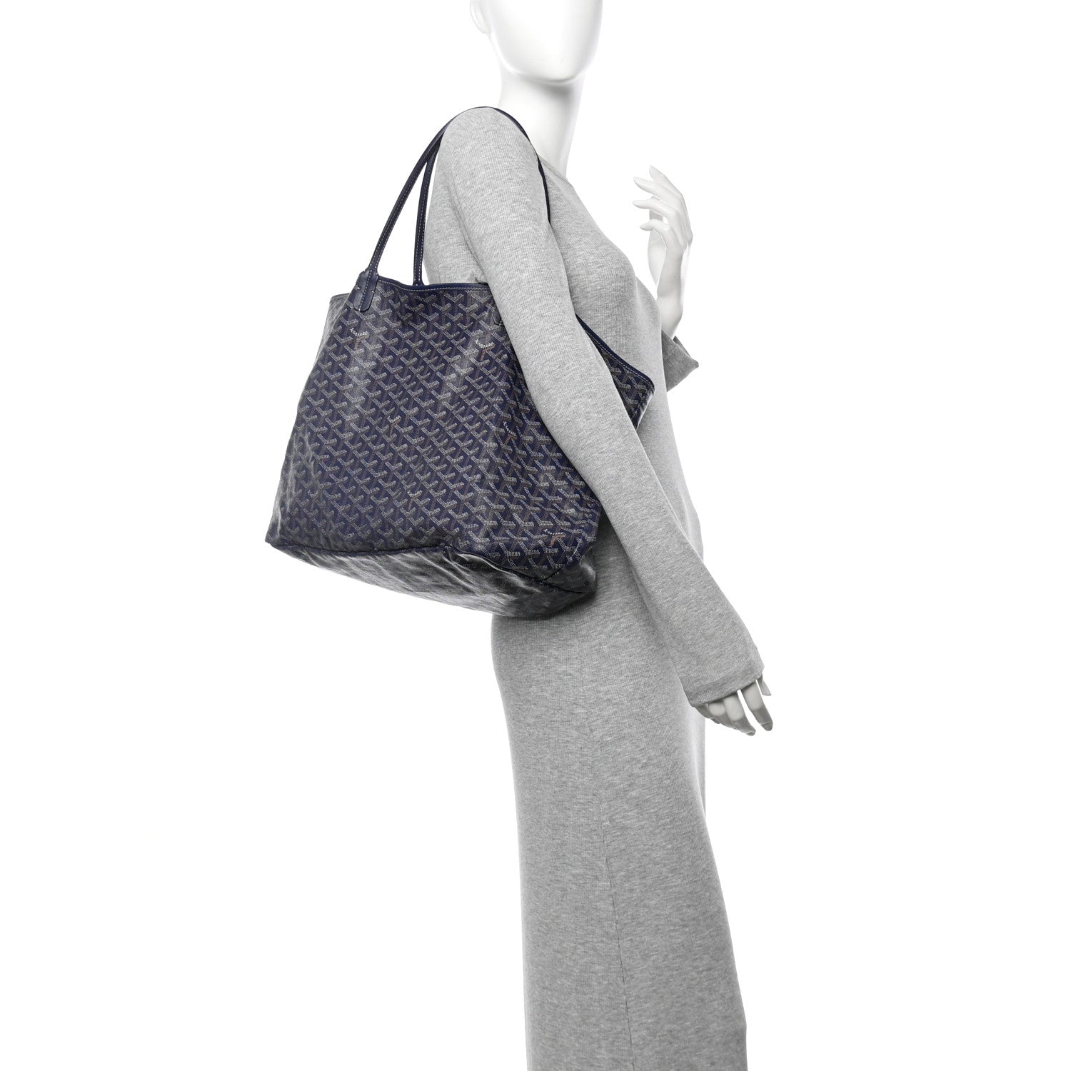 Goyard Goyardine Saint Louis GM Navy 2 of 9