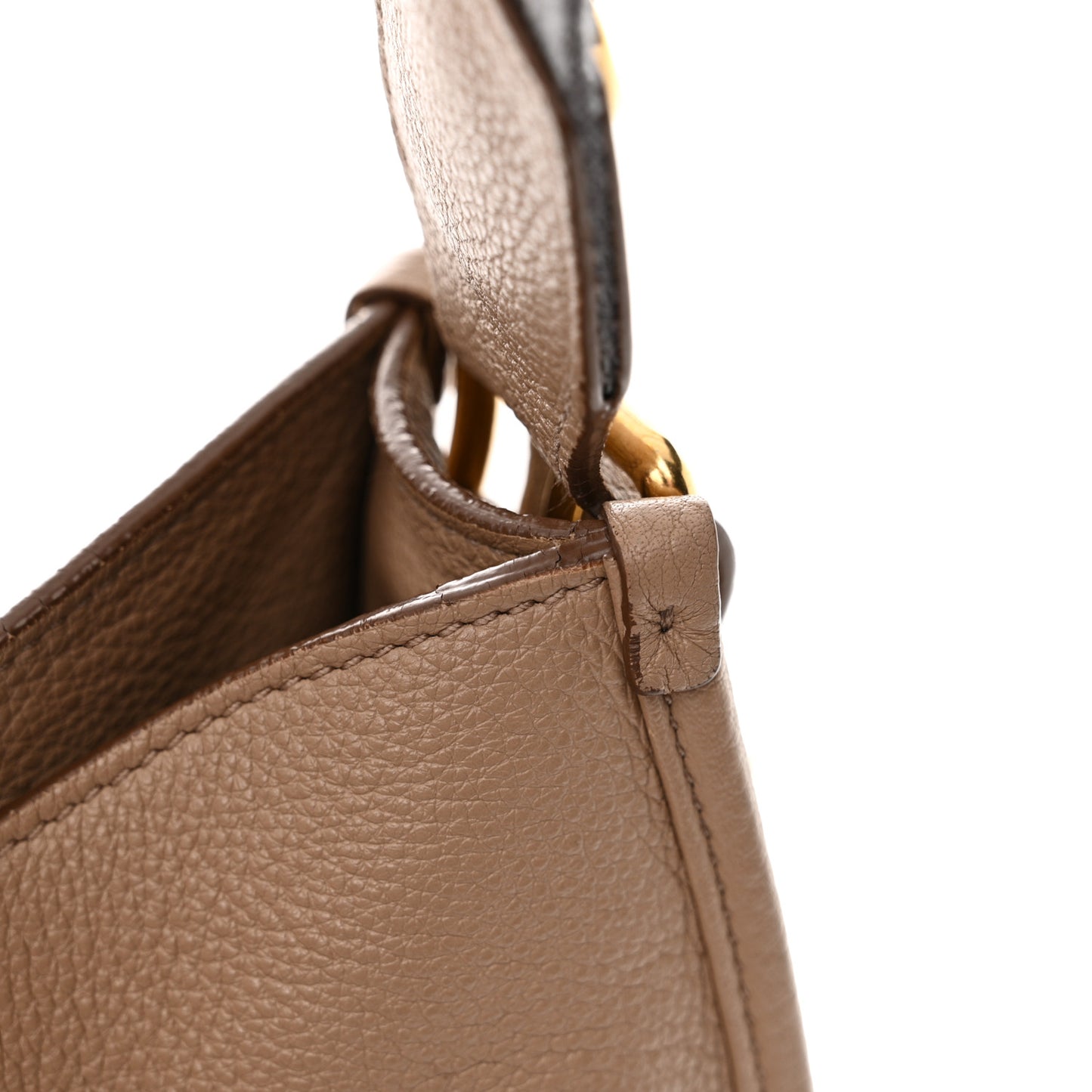 Vitello Daino Soft Hobo Messenger Bag Cammeo