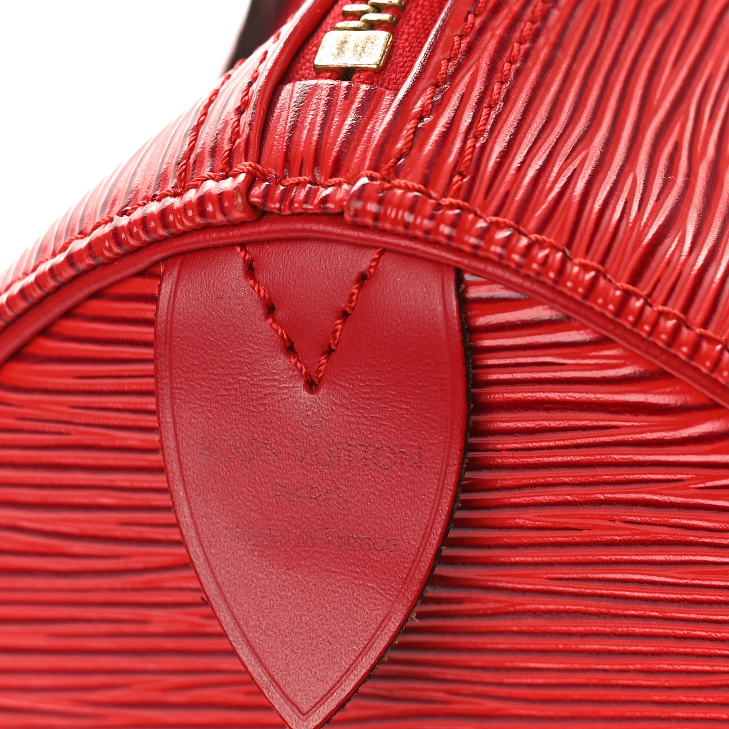 Louis Vuitton Epi Speedy 25 Castillan Red 7 of 9