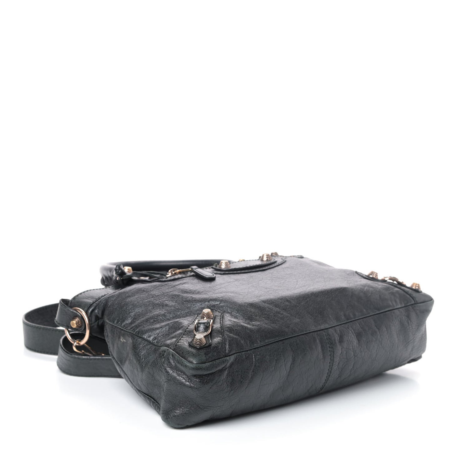 Agneau Giant 12 Rose Gold Hardware Town Black