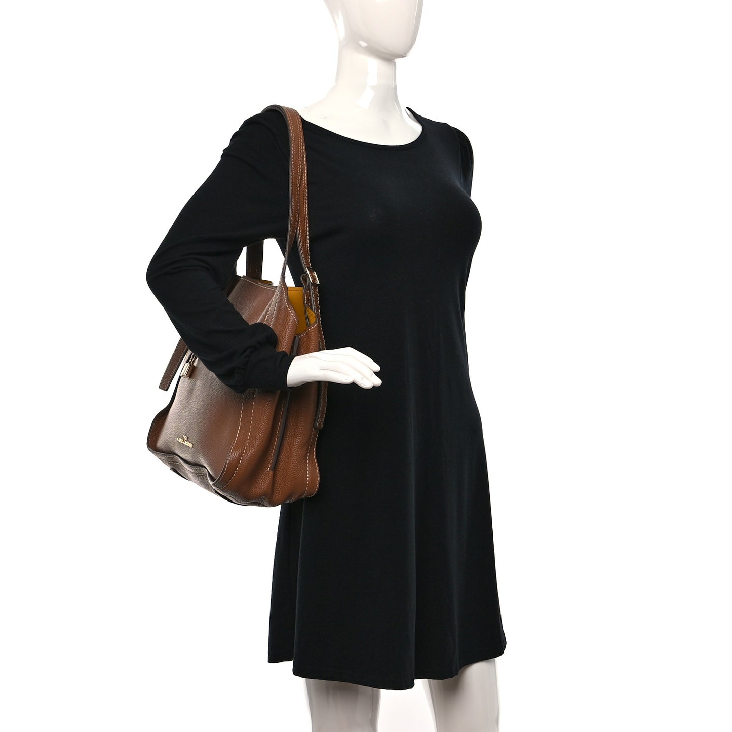 Grained Calfskin The Director Tote Brown