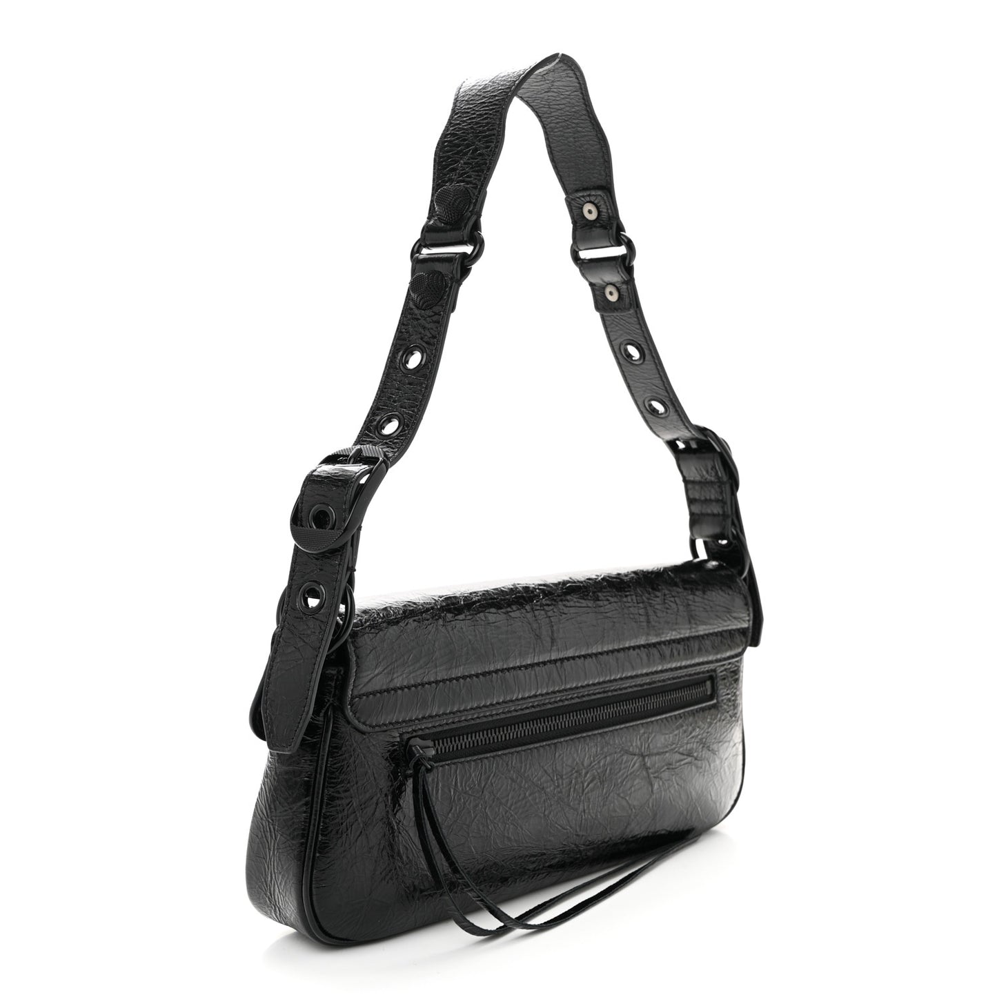 Agneau Arena Small Le Cagole Sling Bag Black