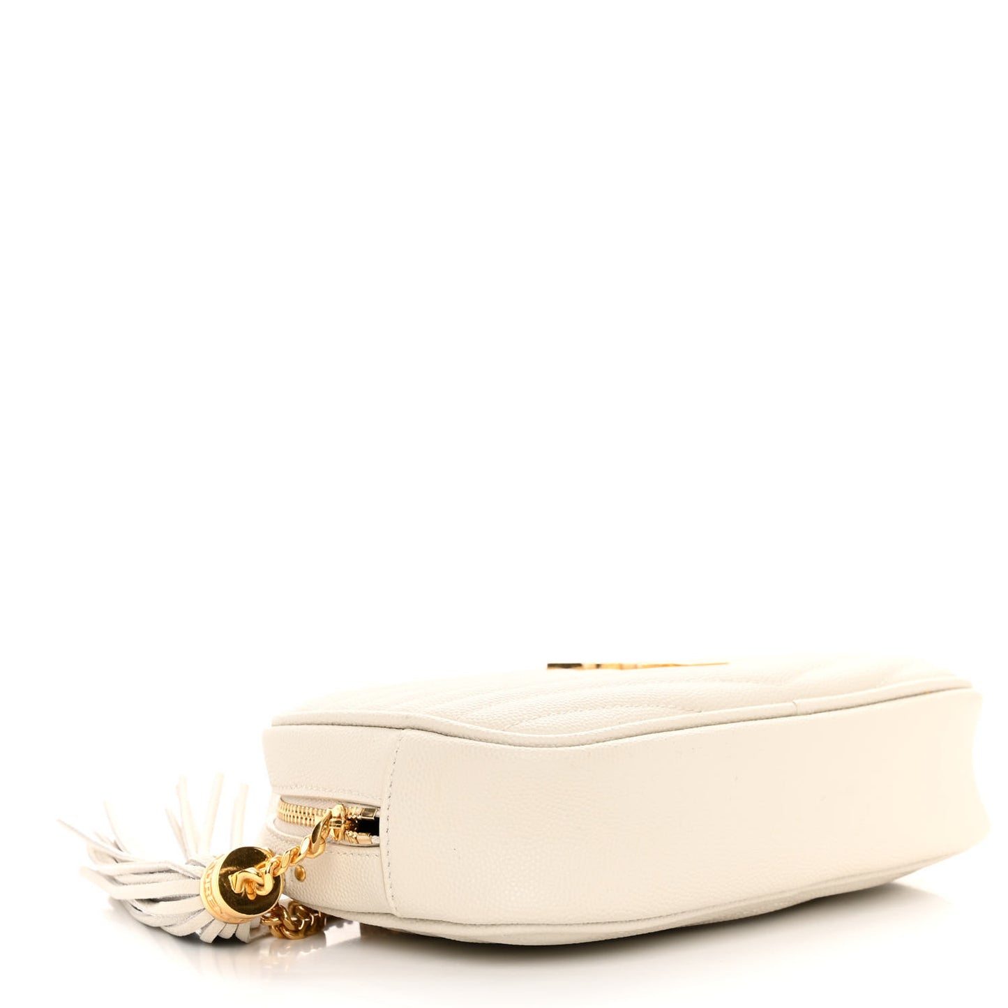 Grain De Poudre Matelasse Monogram Mini Lou Camera Bag Crema Soft