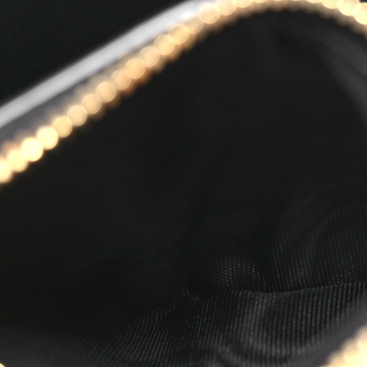 Grain De Poudre Matelasse Chevron Monogram Zipped Card Case Black