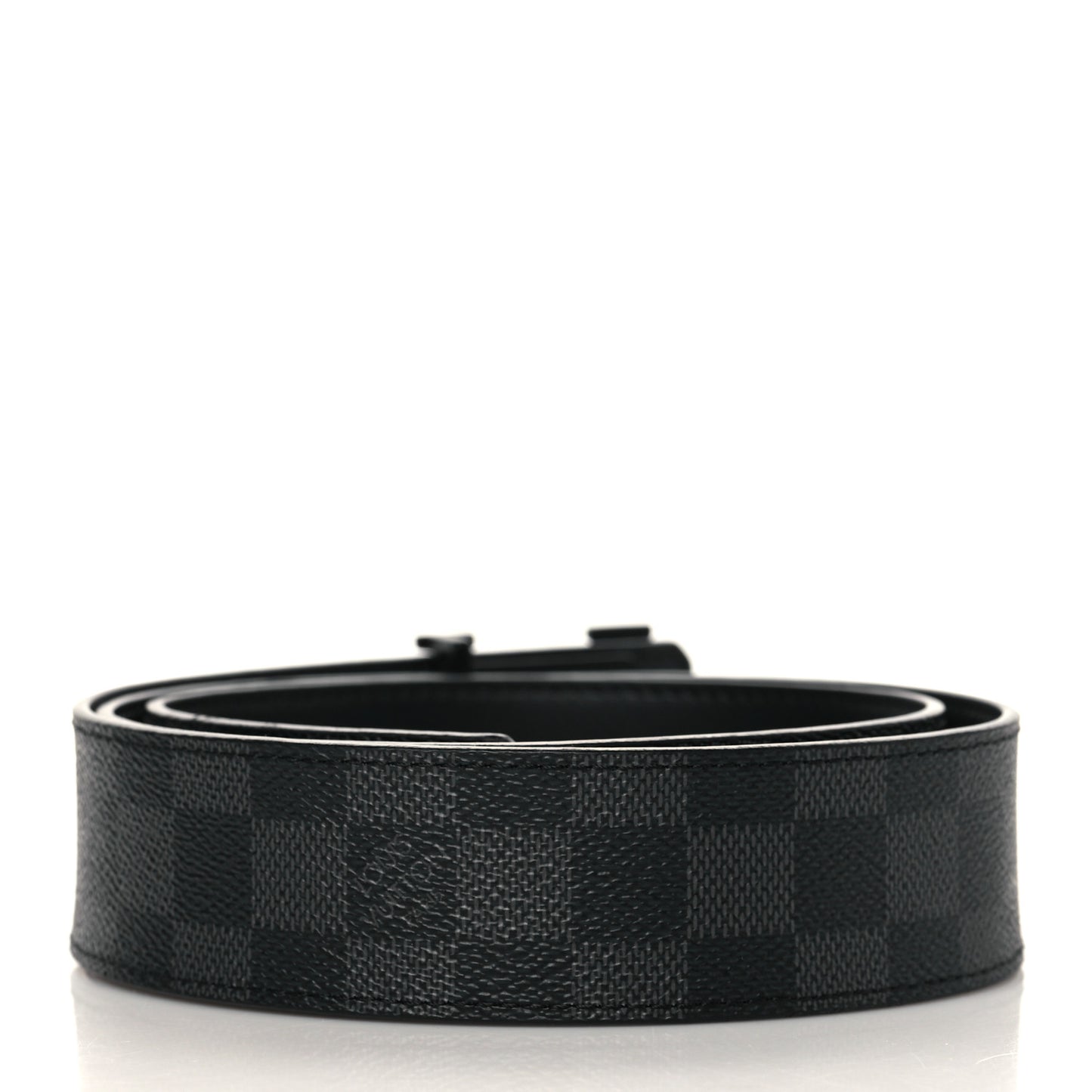 Calfskin Damier Eclipse 40mm LV Initiales Reversible Belt 95 38