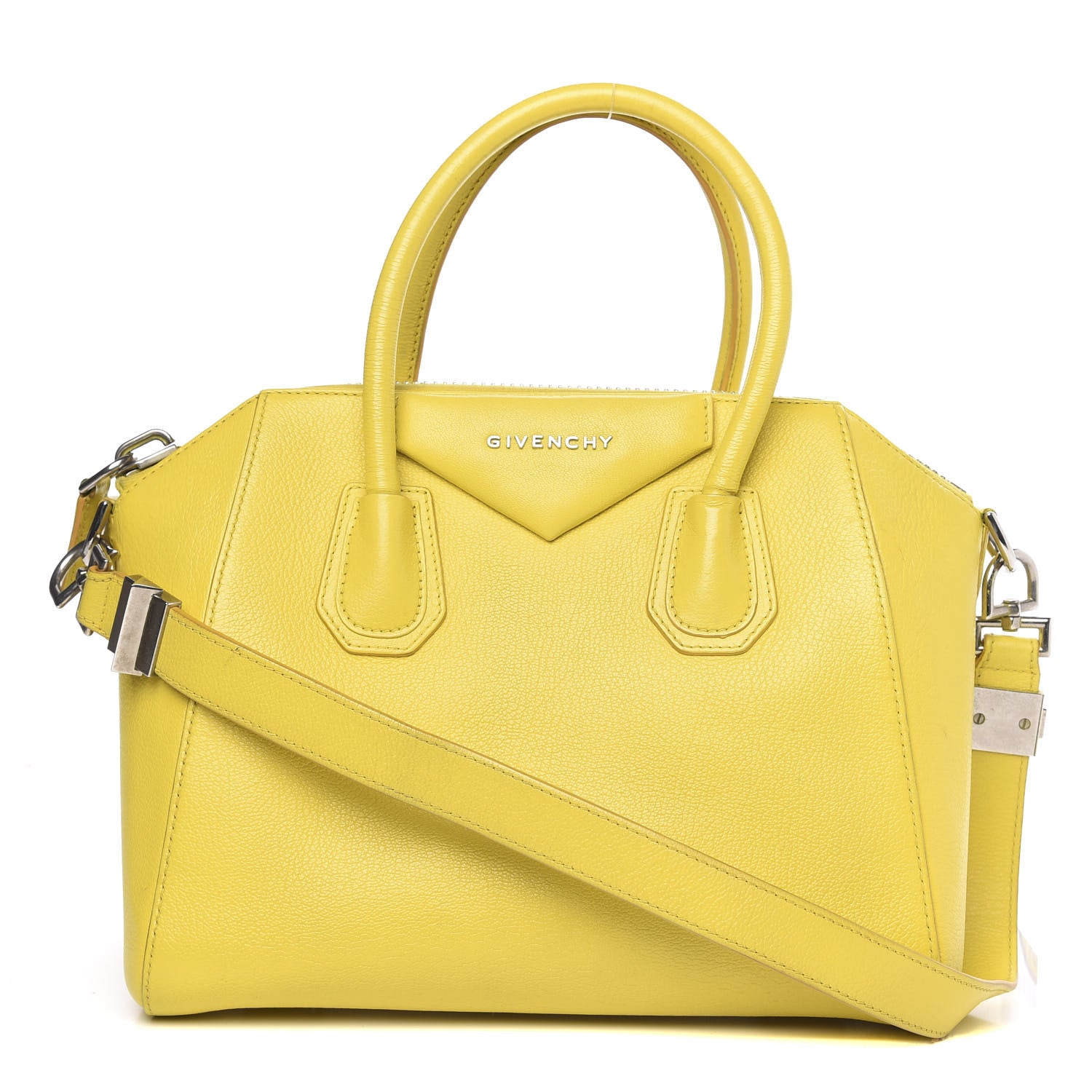 Givenchy Sugar Goatskin Small Antigona Yellow 1 of 16