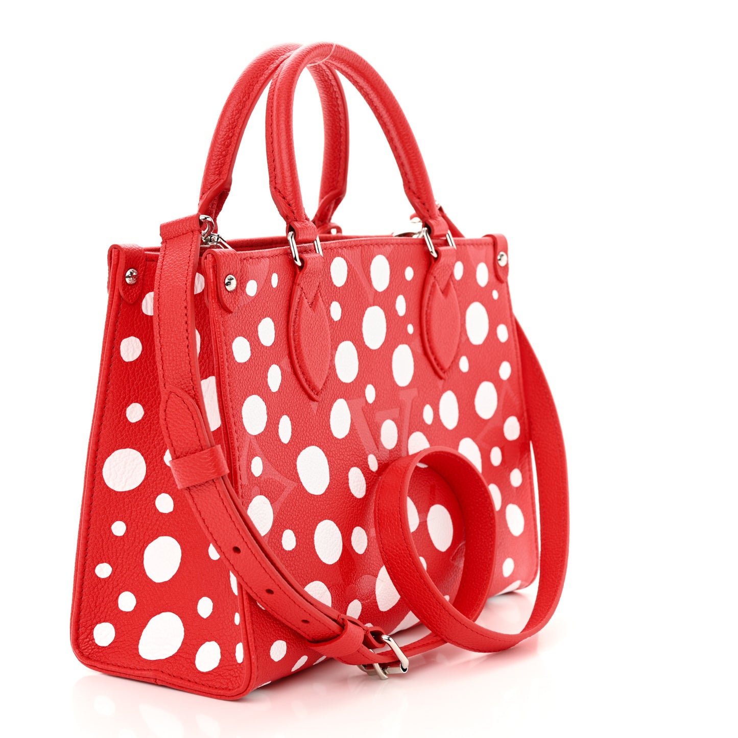 Monogram Kusama Dots Onthego PM Red White
