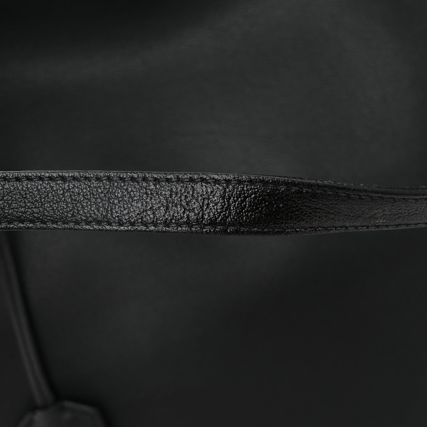 Calfskin North-South Shopping Tote Black