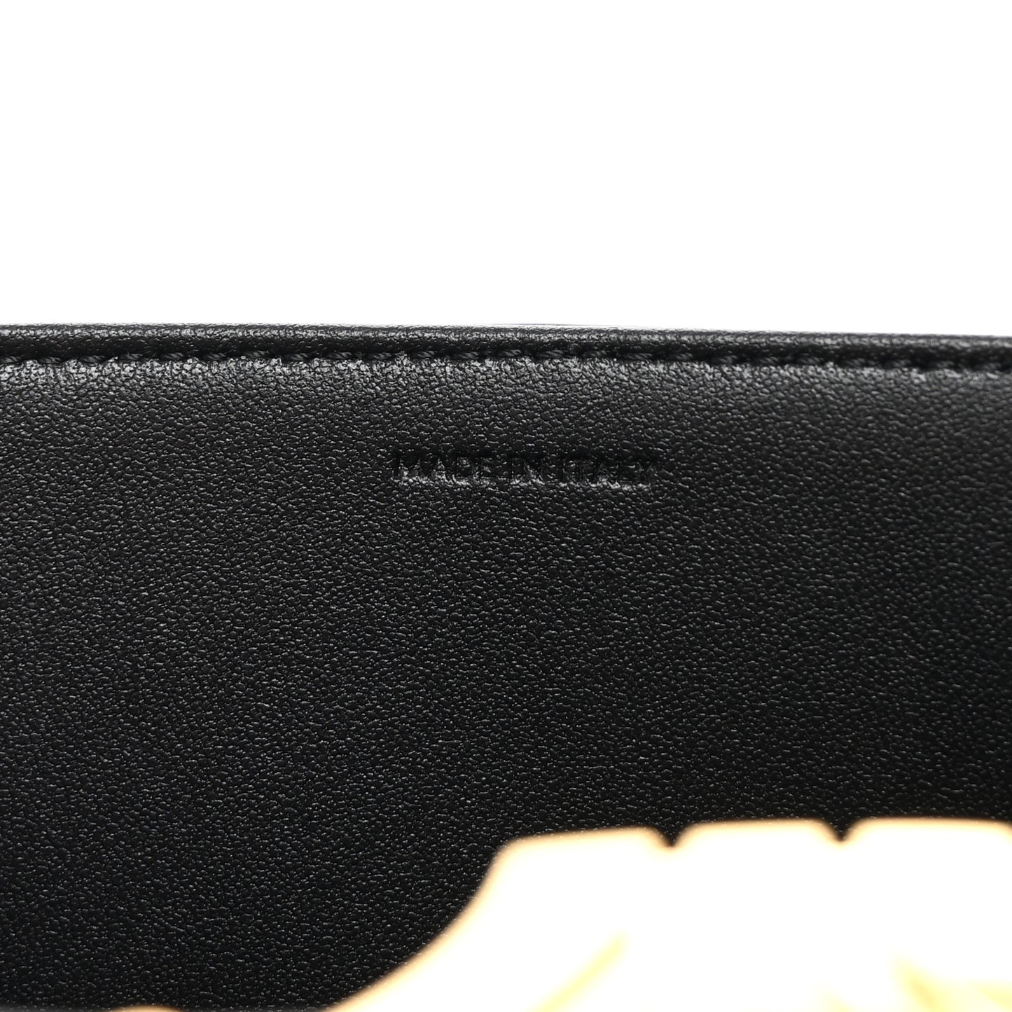 Shiny Calfskin Medium Triomphe Black