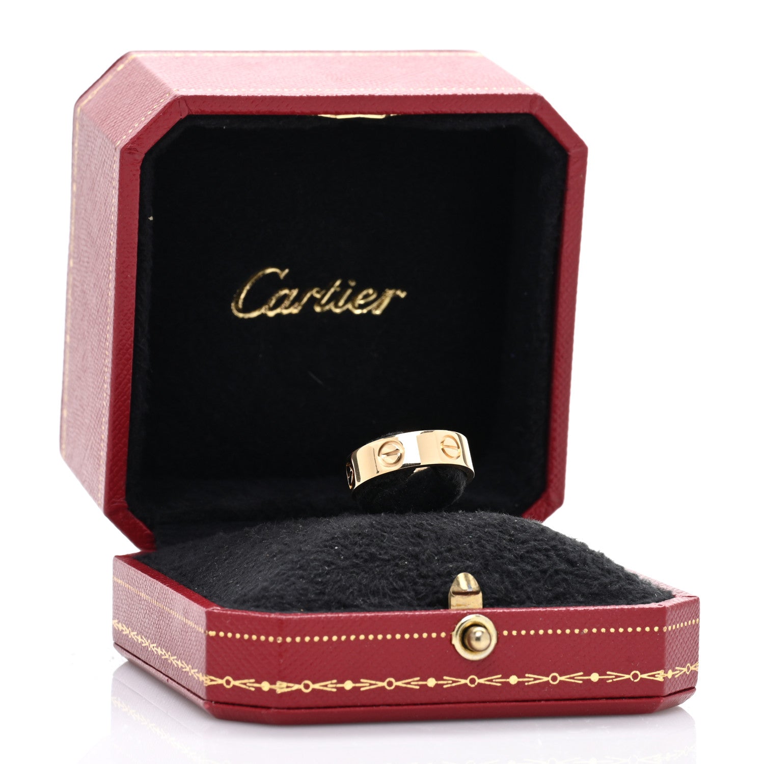 Cartier 18K Yellow Gold 5.5mm LOVE Ring 51 5.75 5 of 5