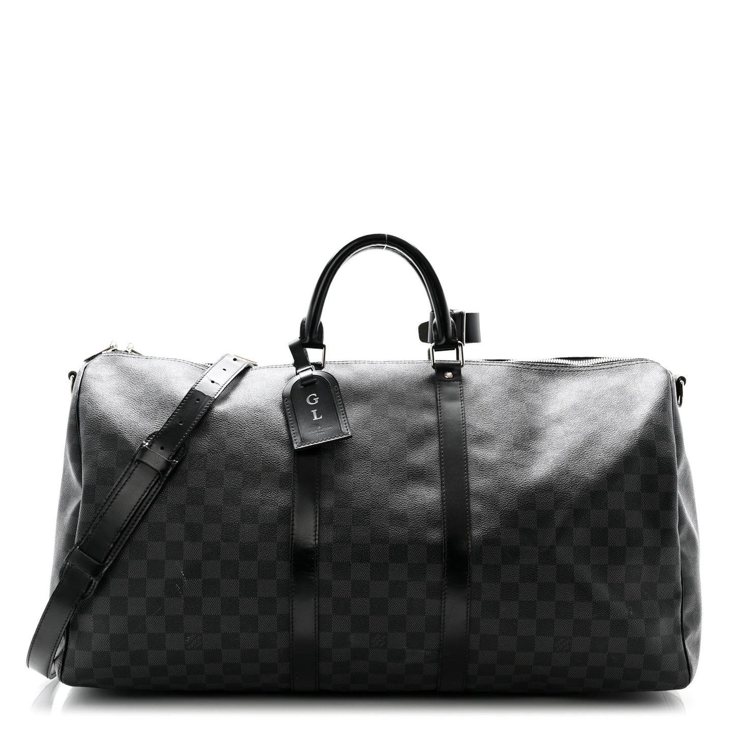 Damier Graphite Keepall Bandouliere 55