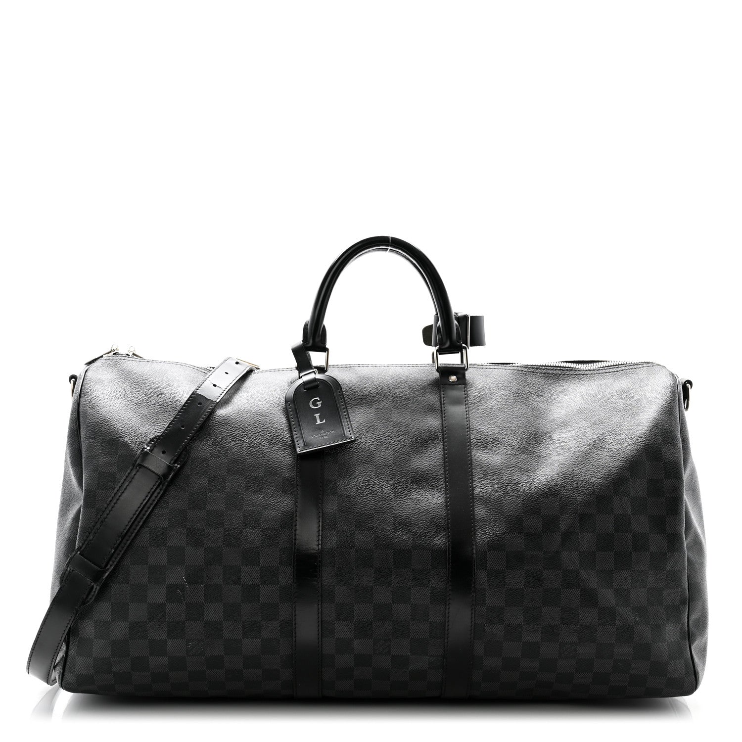Louis Vuitton Damier Graphite Keepall Bandouliere 55 1 of 13