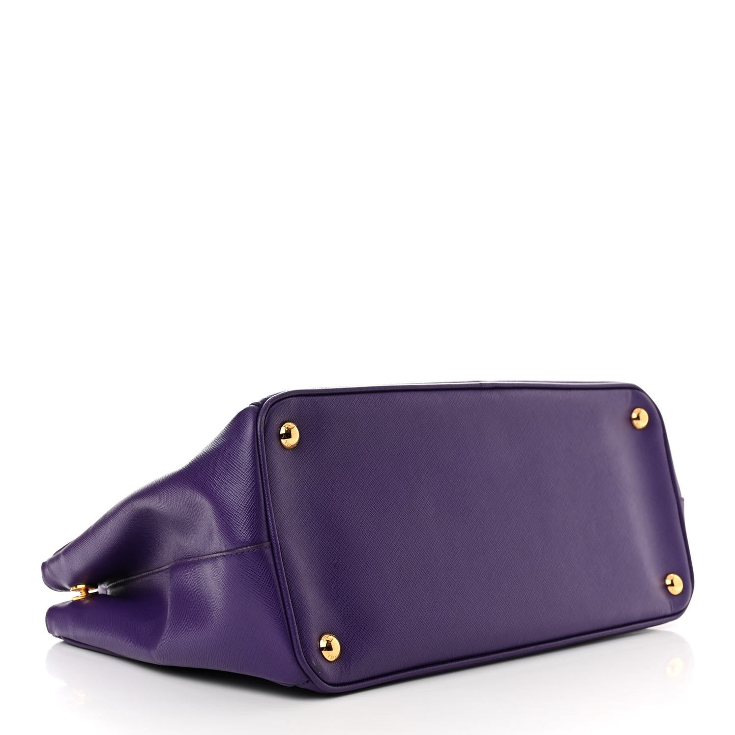 Saffiano Medium Galleria Double Zip Tote Viola